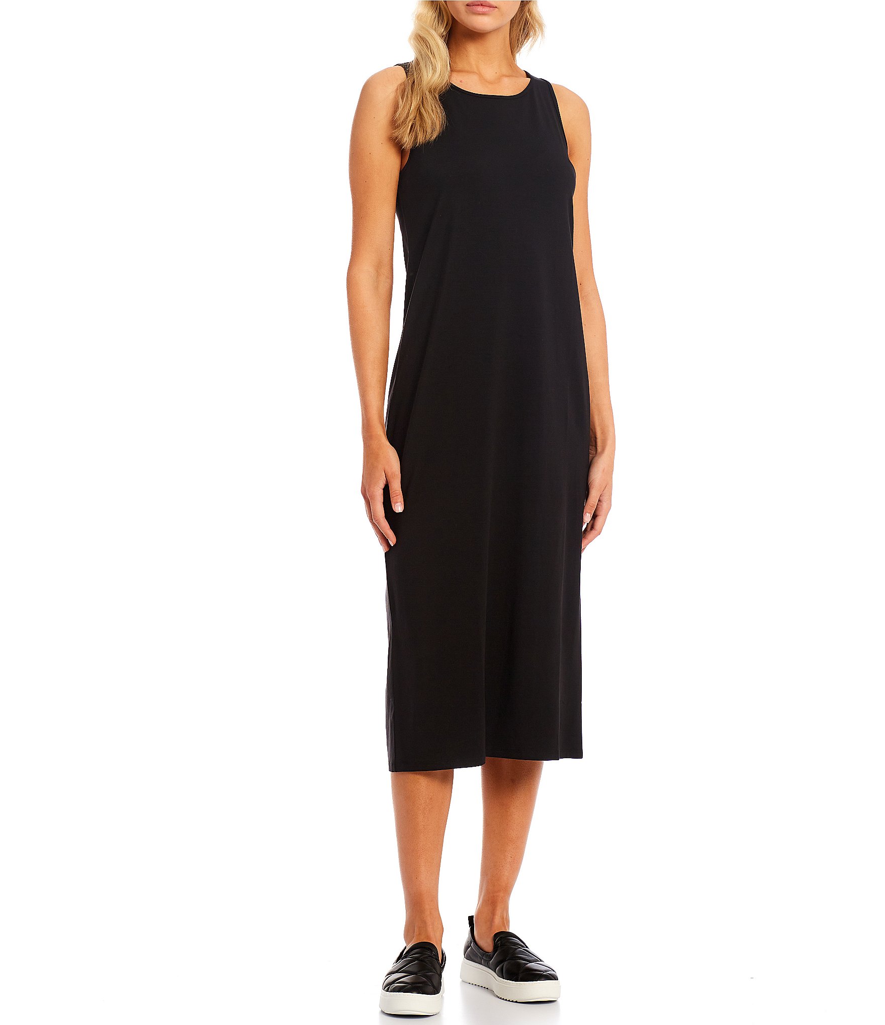 Eileen fisher shop midi dresses