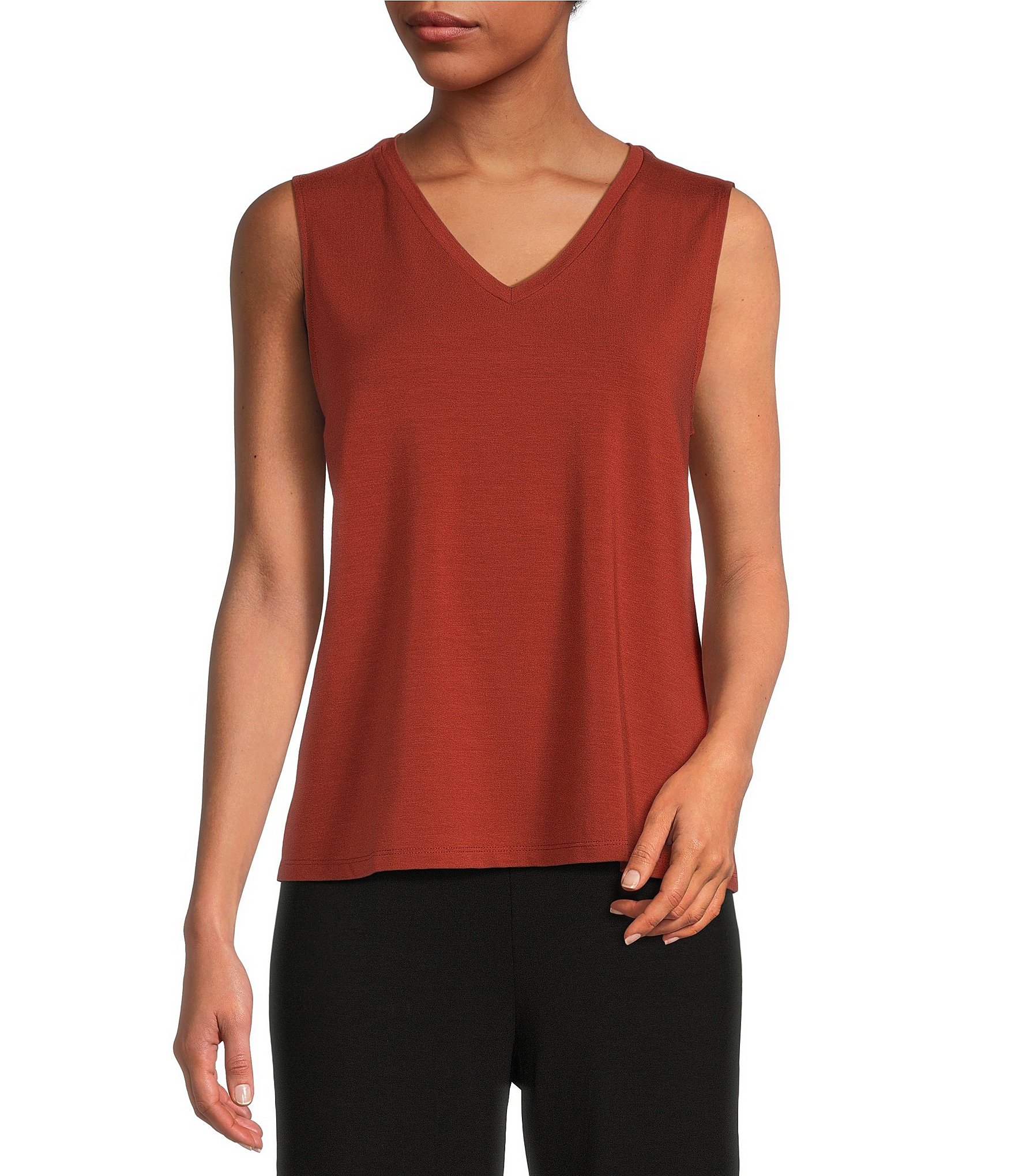 sleeveless blouse: Women's Tops & Tops