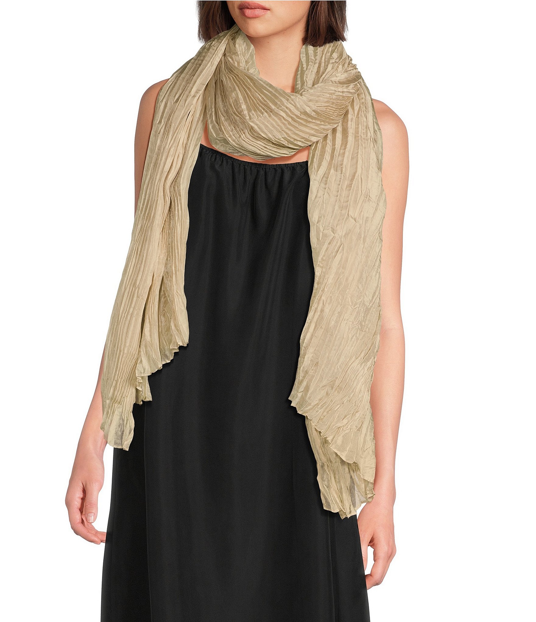 Eileen Fisher Washed Silk Scarf