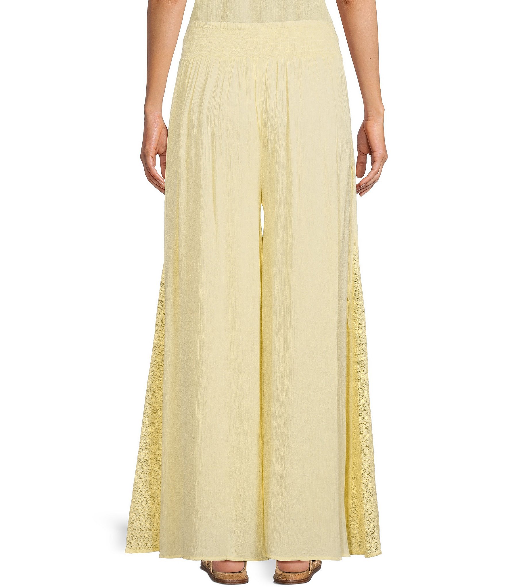 ELAN Coordinating Wide Leg Pull-On Pants