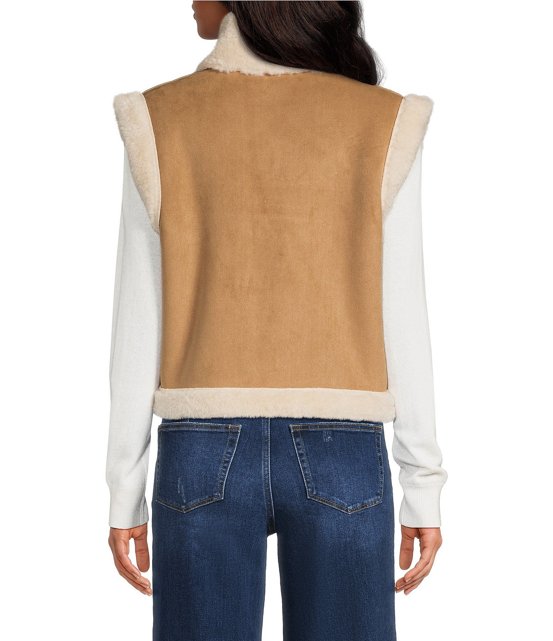 Elan Sleeveless Open Front Vest