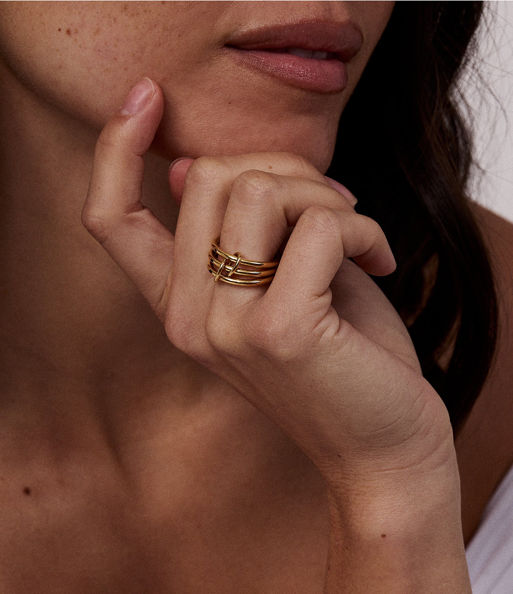 Electric Picks Sabrina Stacked Band Ring