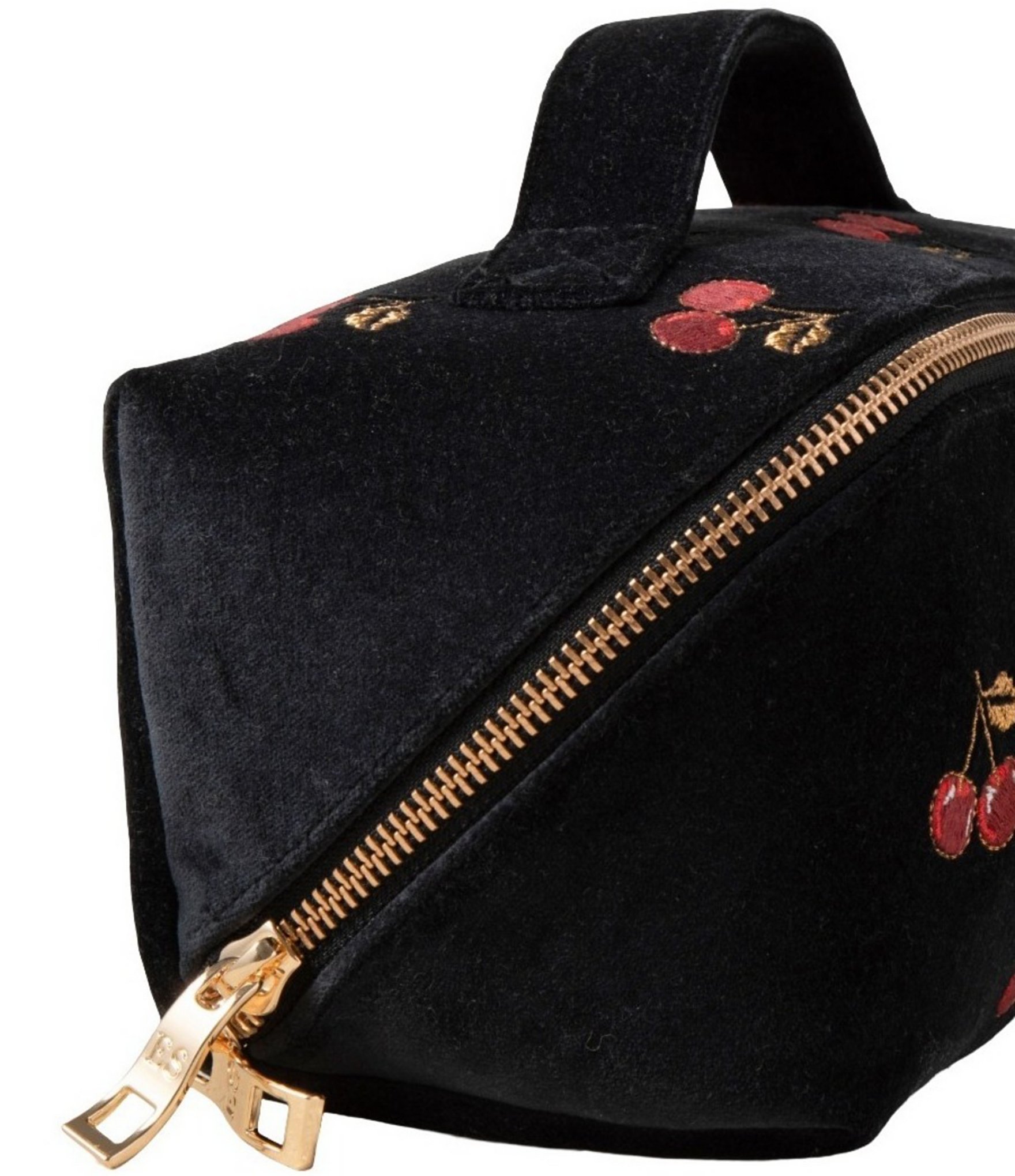 Elizabeth Scarlett Cherry Open Flat Makeup Bag