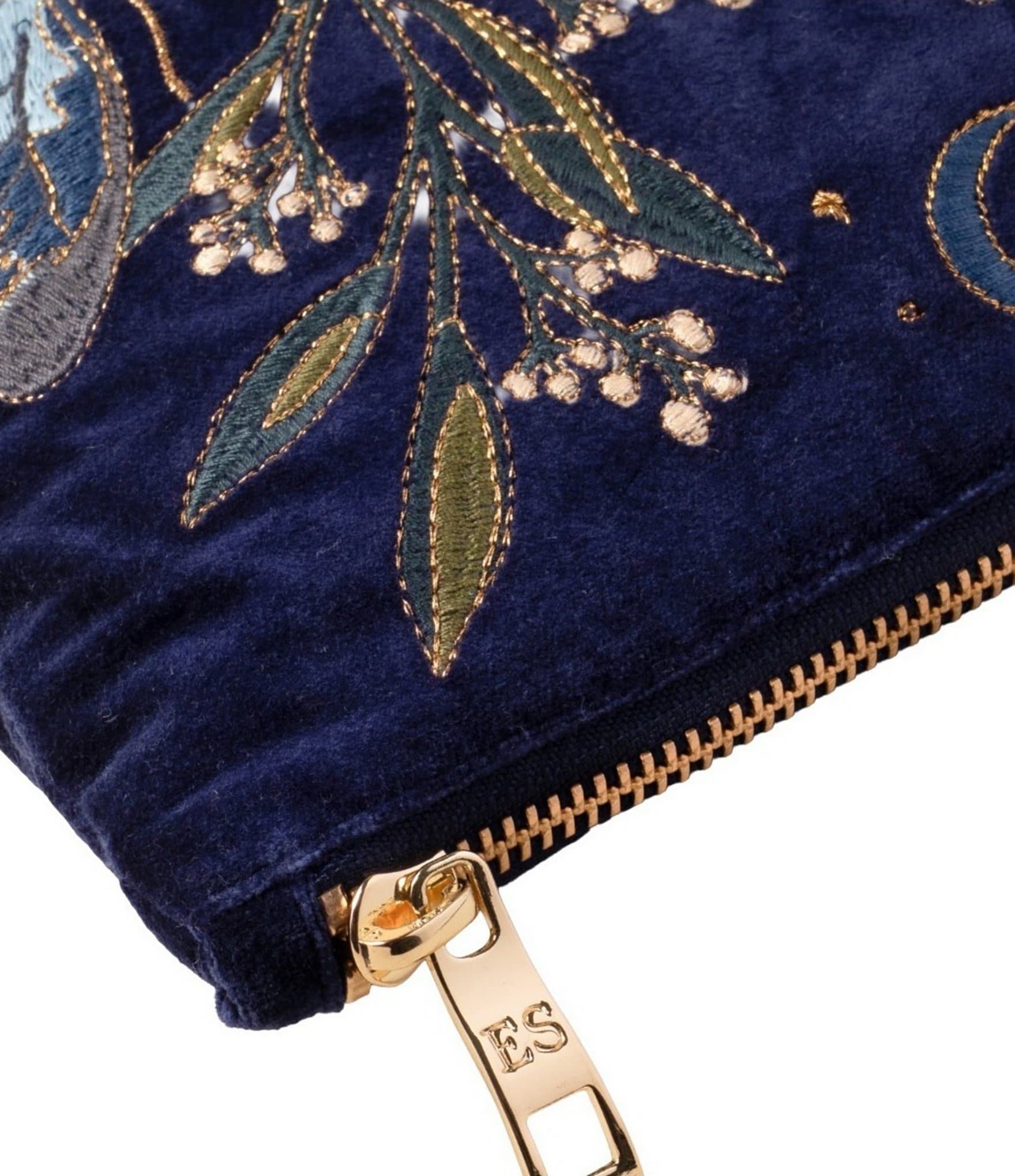 Elizabeth Scarlett Enchanted Butterfly Velvet Everyday Pouch