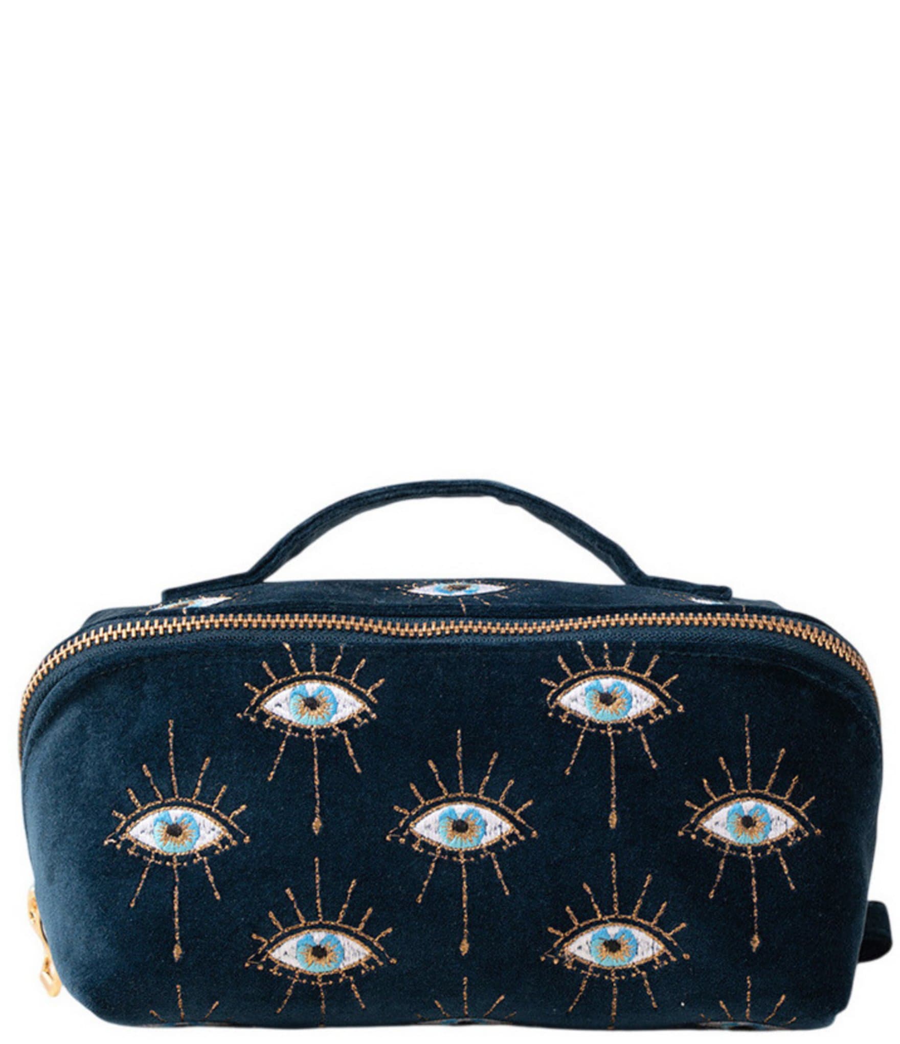 Elizabeth Scarlett Mystical Eye Open Flat Makeup Bag