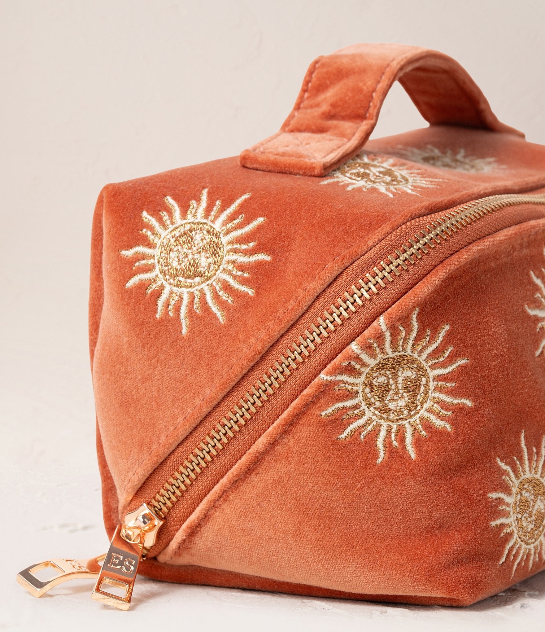 Elizabeth Scarlett Sun Goddess Open Flat Makeup Bag