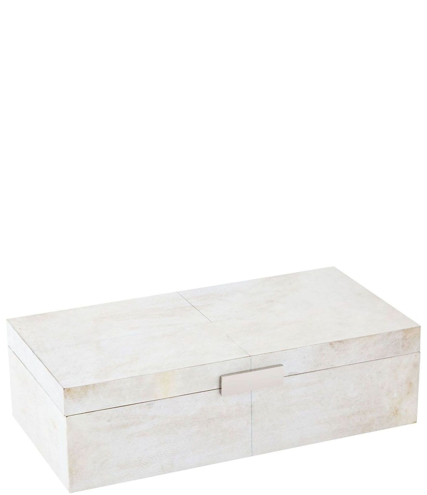 Danbook Medicine Storage Box for Home Decorative Storage Box with Lids for Home Decor Key Storage Box Large Rectangle, Size: 11, Beige