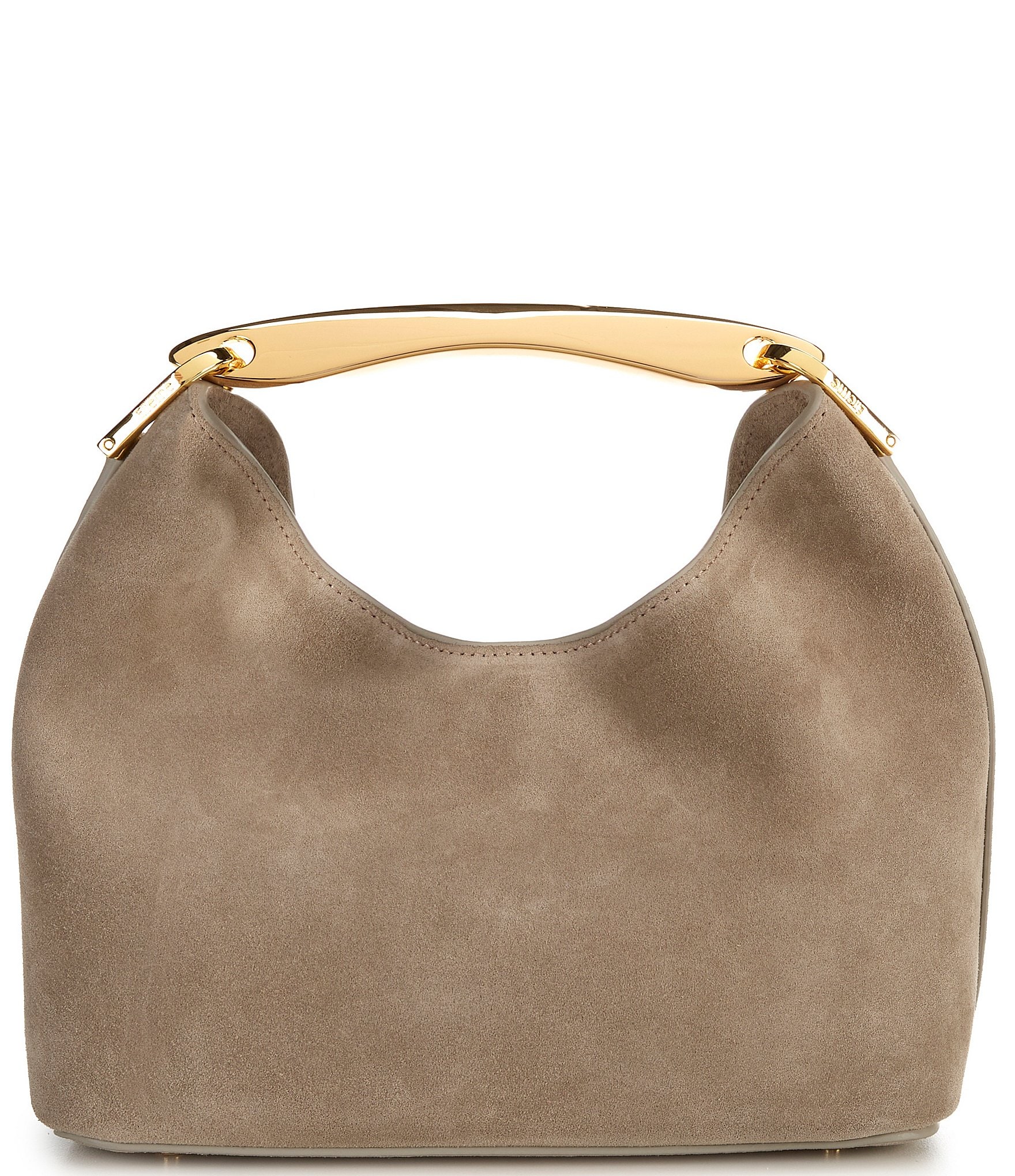 Elleme Paris Small Suede Boomerang Satchel Bag