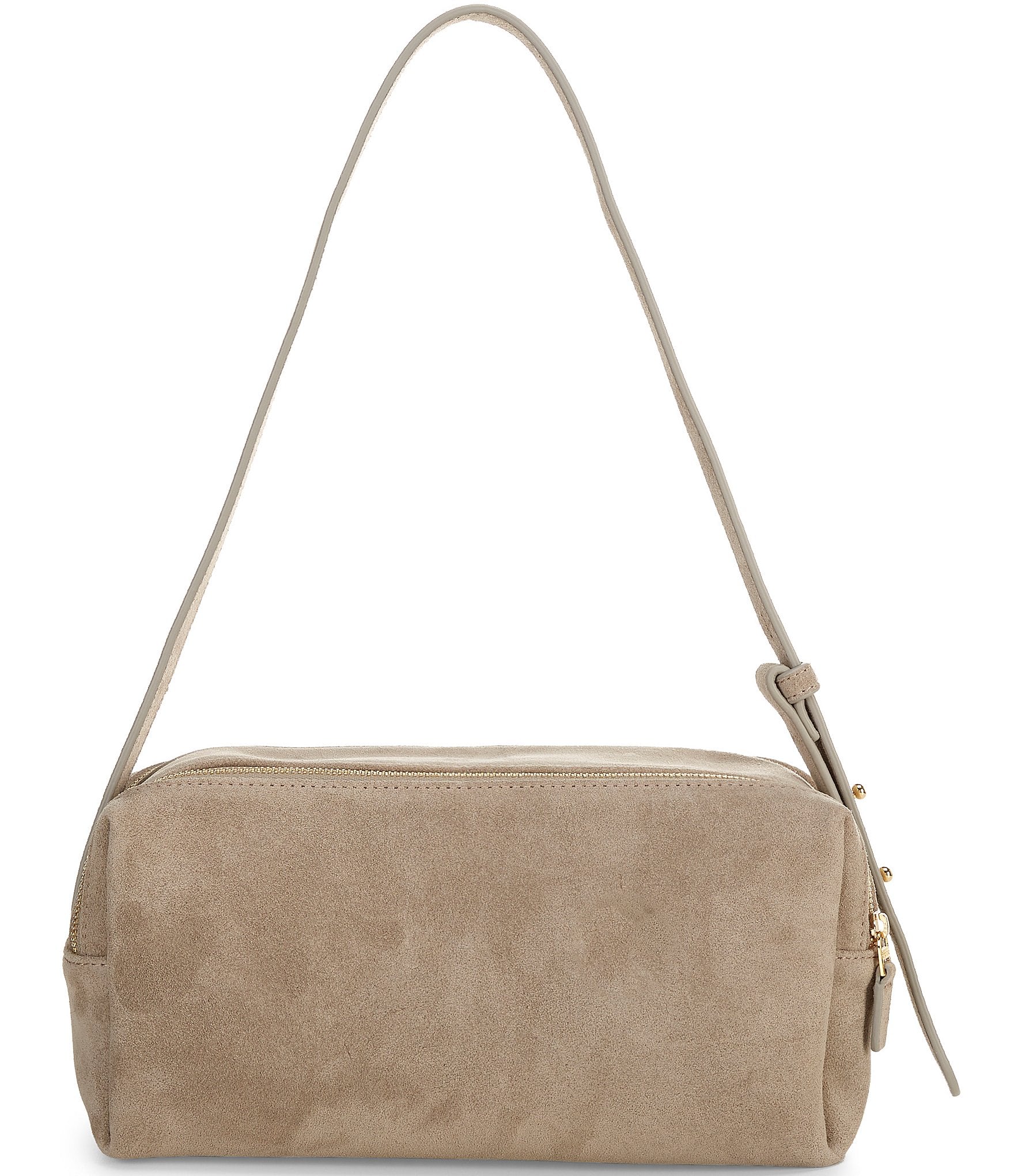 Elleme Paris Trousse Suede Barrel Shoulder Bag
