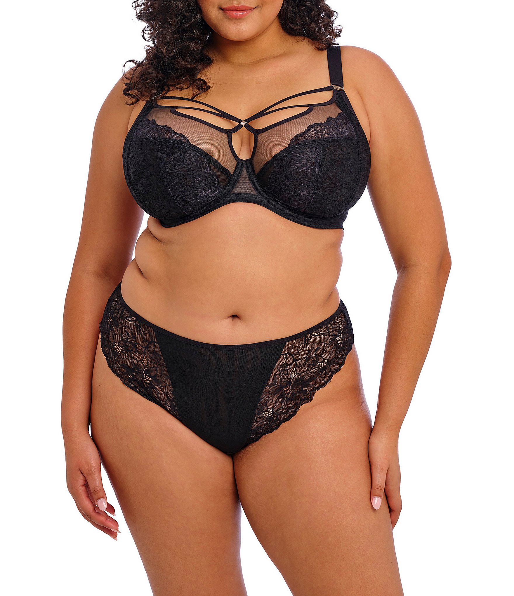 Elomi Brianna Full Busted Contour Wire U-Back Cage Plunge Bra