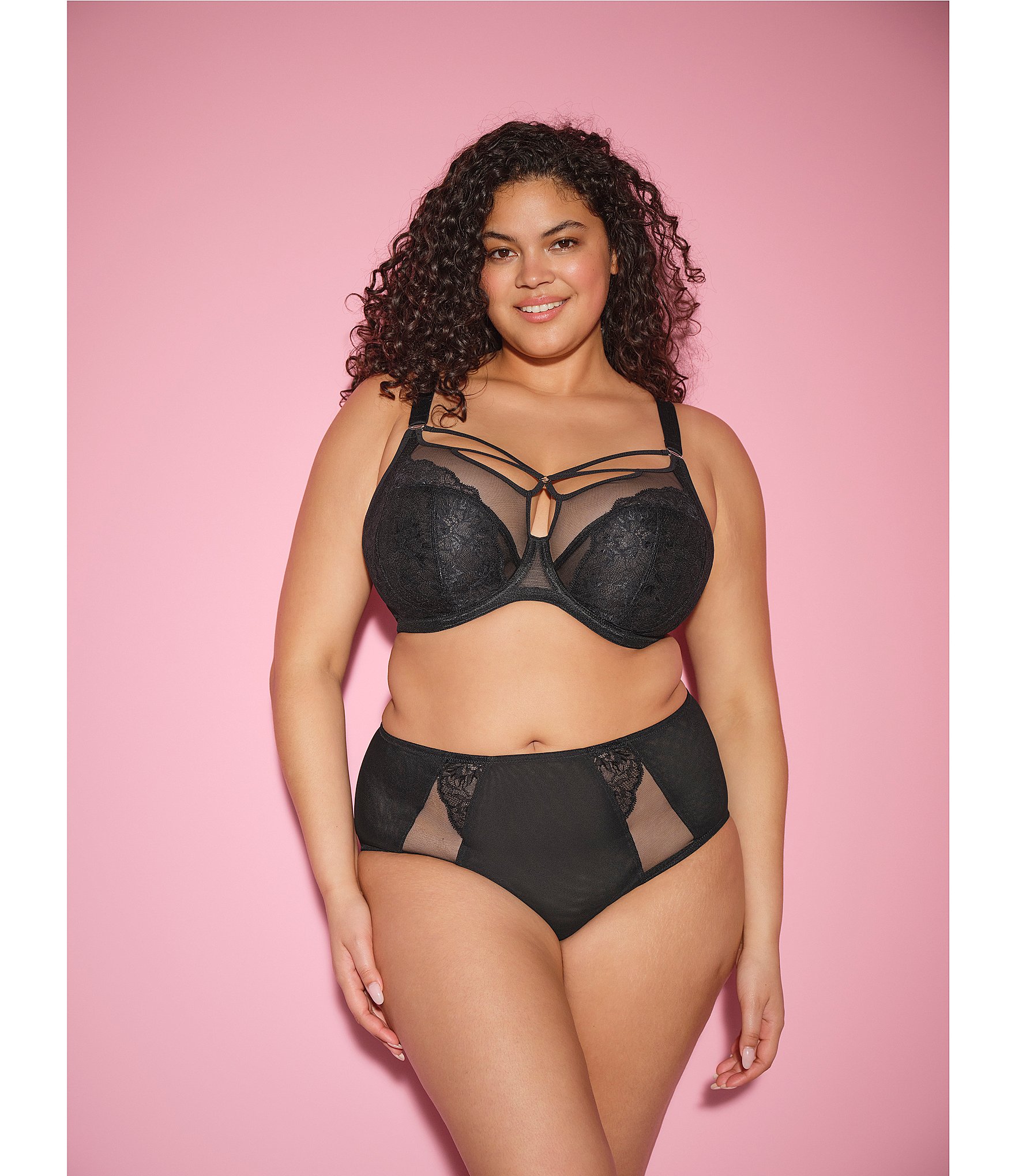 Elomi Brianna Full Busted Contour Wire U-Back Cage Plunge Bra