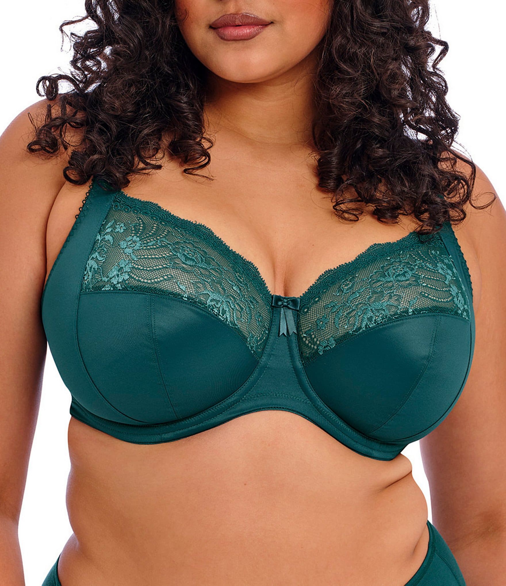 The Natural Women's Plus-Size Full Figure Plunge Bra Bra, Black, 11 :  : Clothing, Shoes & Accessories