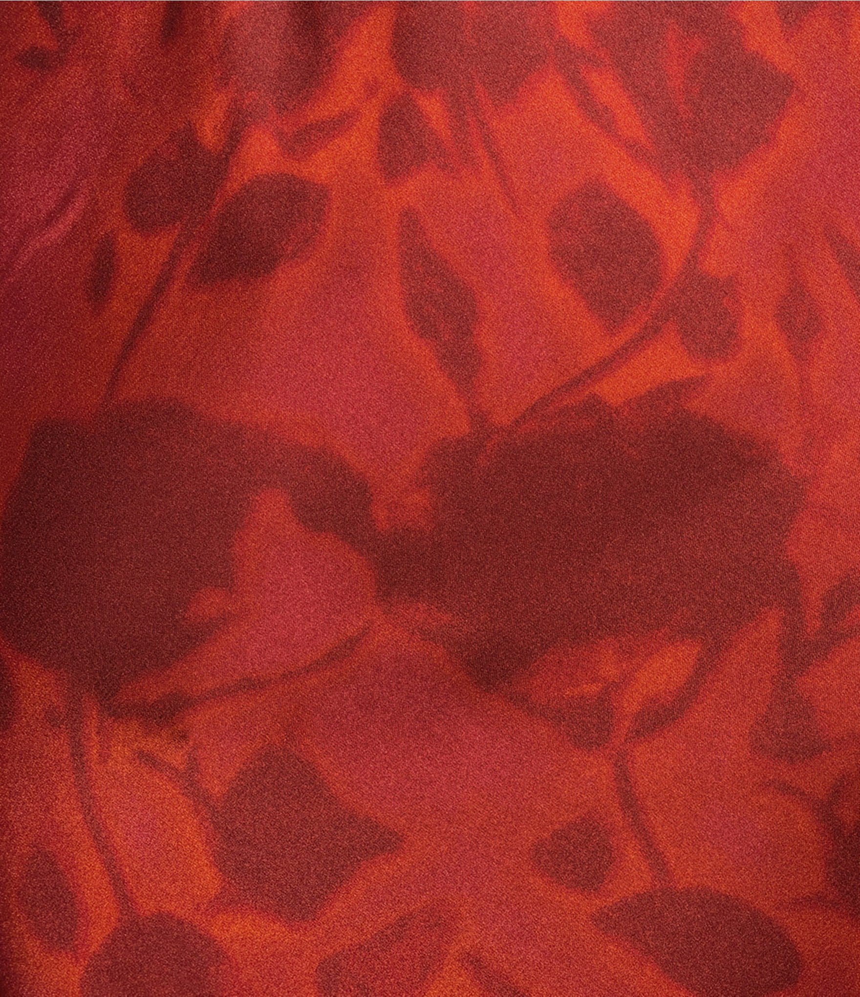 Emory Park Floral Print Midi Side Slit Skirt