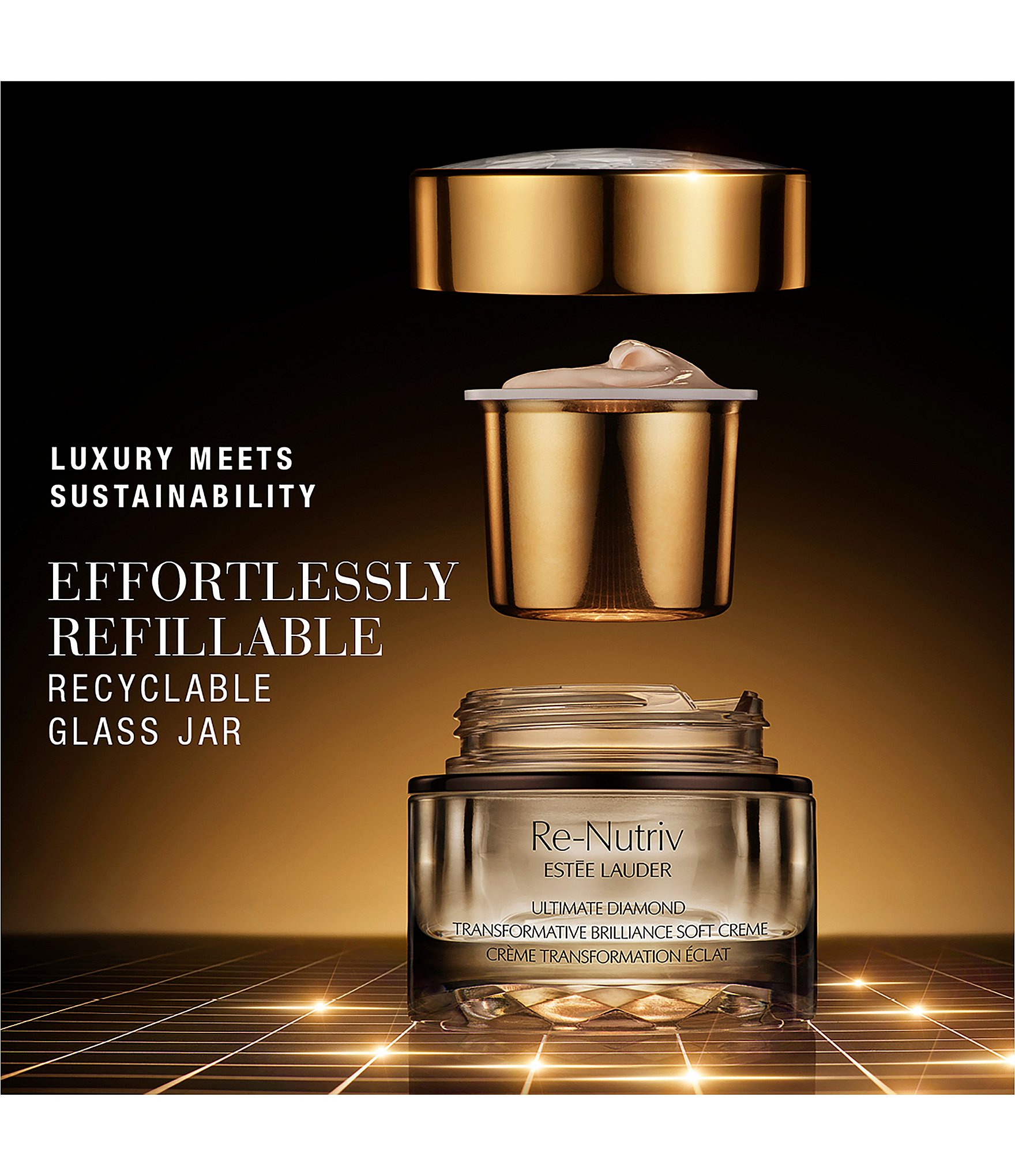 Estee Lauder Re-Nutriv Ultimate Diamond Transformative Brilliance Soft Creme Moisturizer Refill