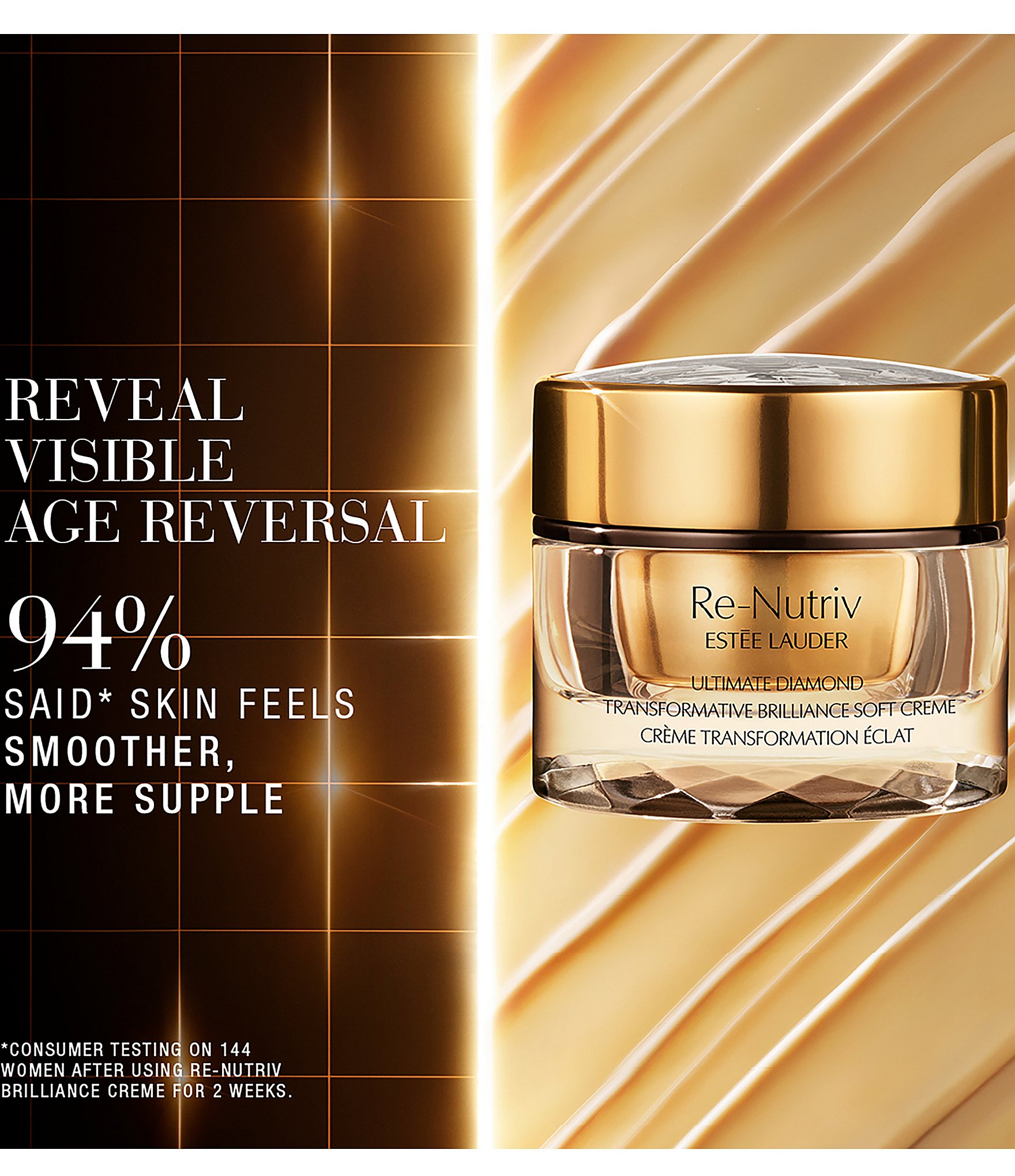 Estee Lauder Re-Nutriv Ultimate Diamond Transformative Brilliance Soft Creme Refillable Moisturizer