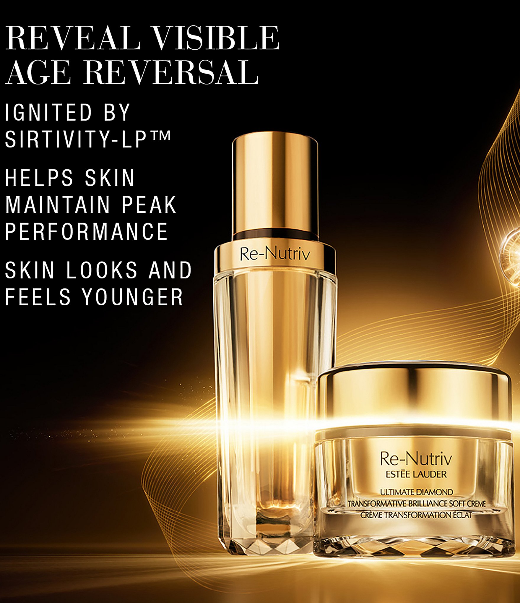 Estee Lauder Re-Nutriv Ultimate Diamond Transformative Brilliance Soft Creme Refillable Moisturizer