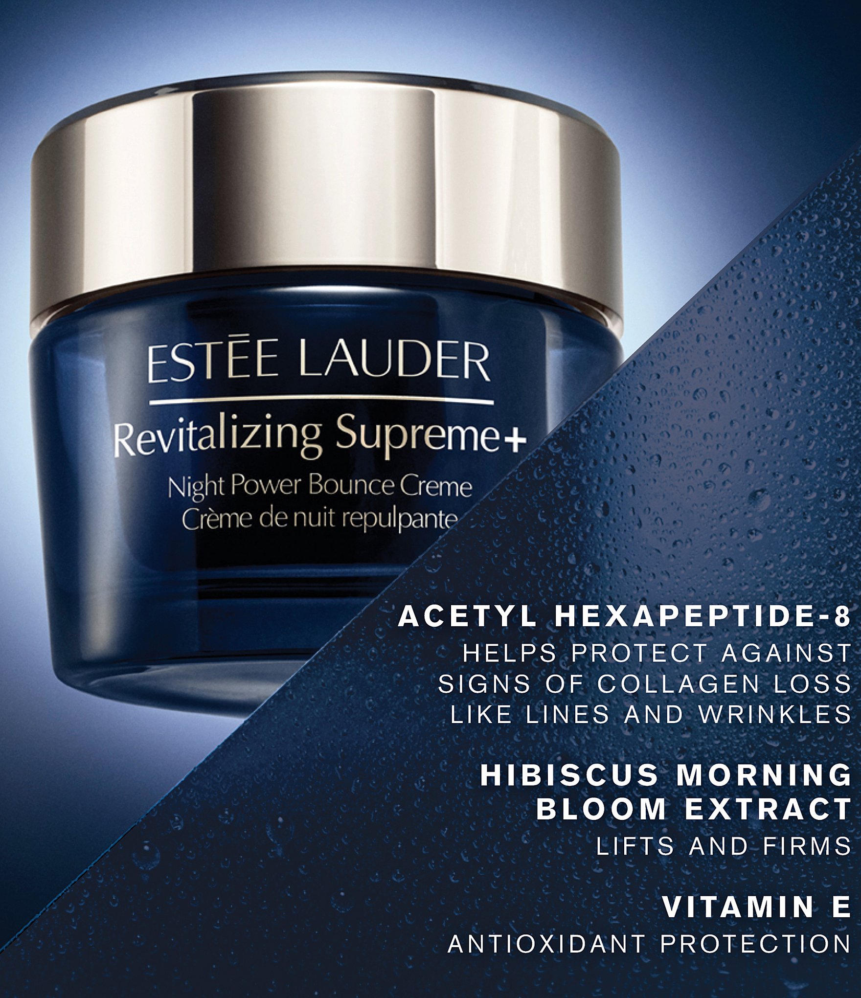 Estee Lauder Revitalizing Supreme+ Night Power Bounce Creme Moisturizer