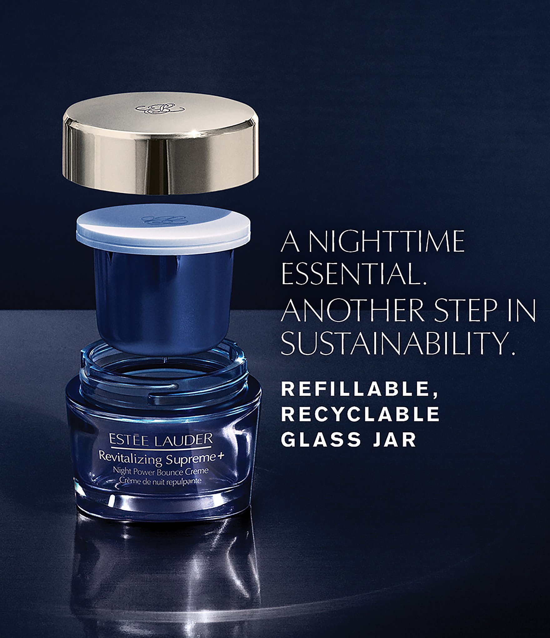 Estee Lauder Revitalizing Supreme+ Night Power Bounce Creme Moisturizer