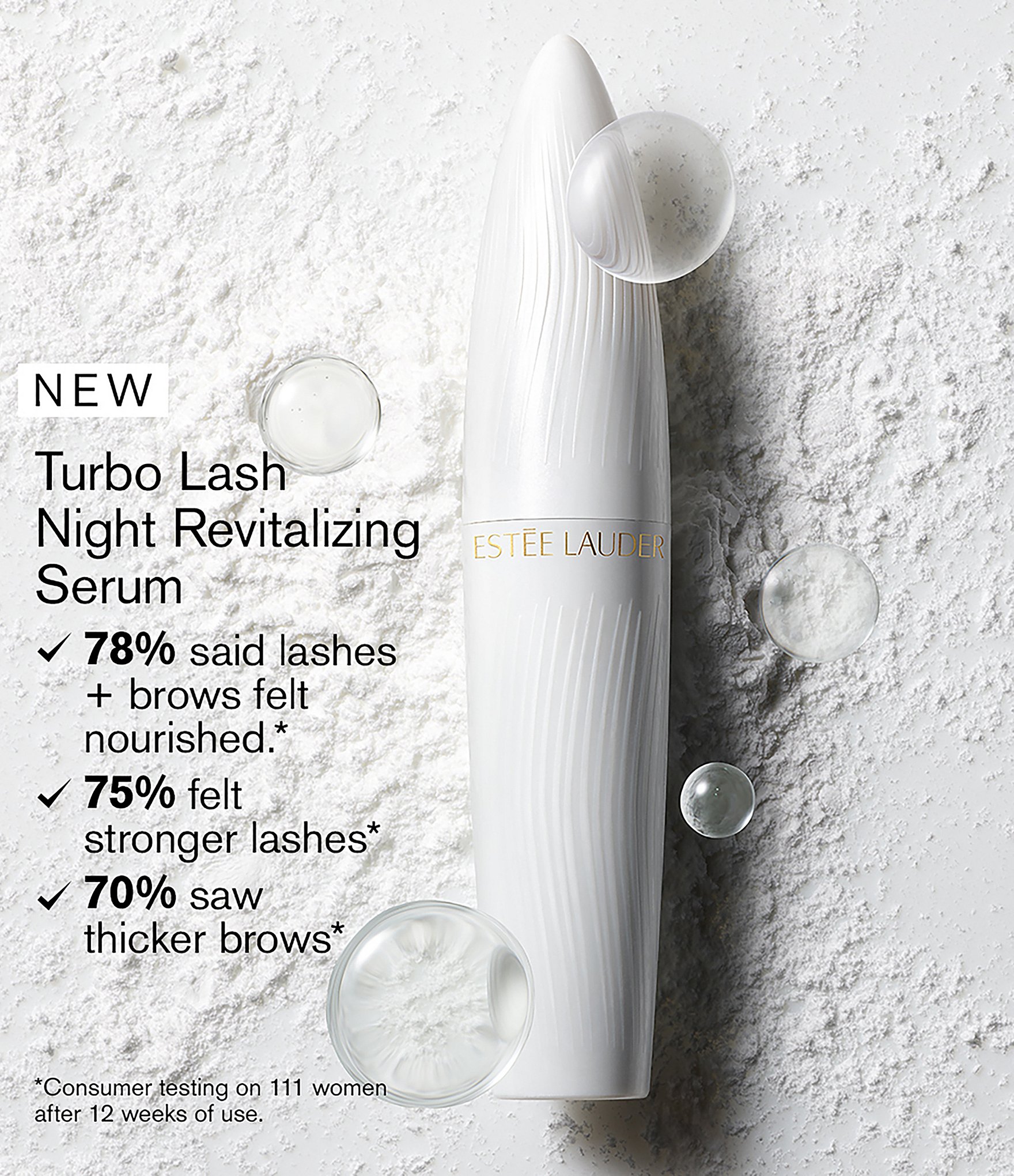 Estee Lauder Turbo Lash Night Revitalizing Serum Lash + Brow