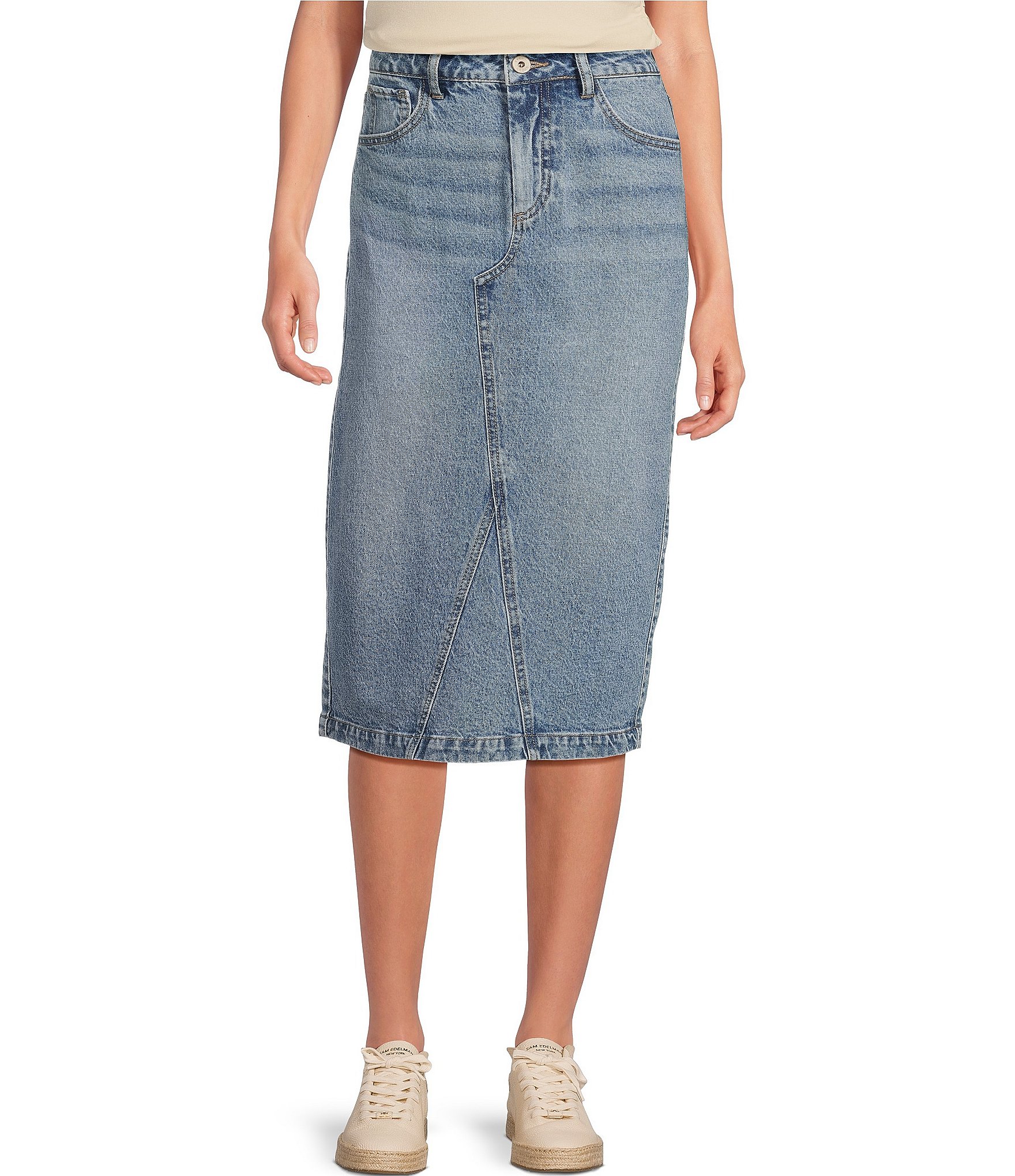 Every Denim Midi Skirt | Dillard's