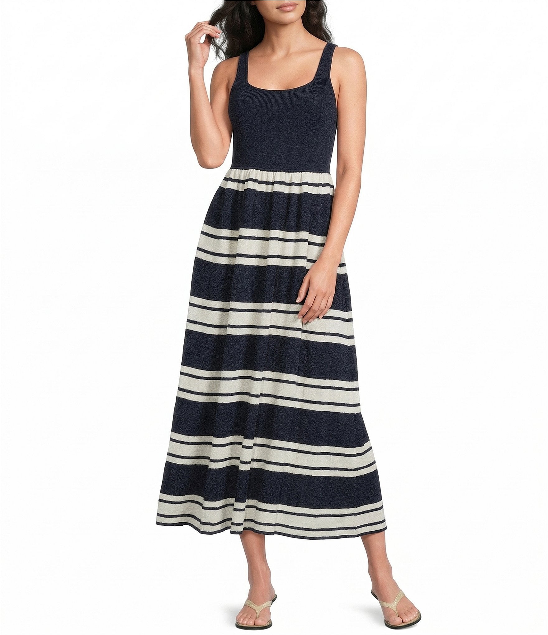 Every Round Neck Sleeveless A-Line Tank Dress