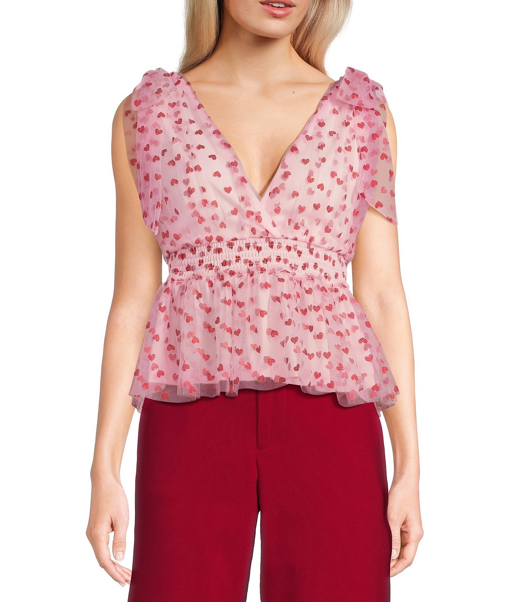 Velor heart button tops（その他トップス）｜AVENCHUMU