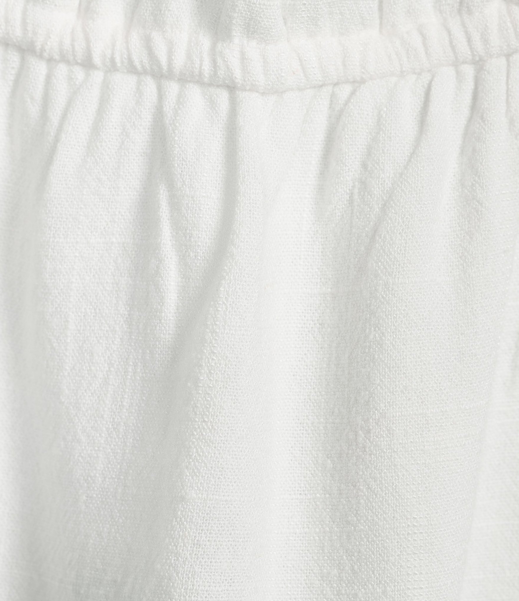 Evolutionary Linen Spaghetti Strap Bow Front Top