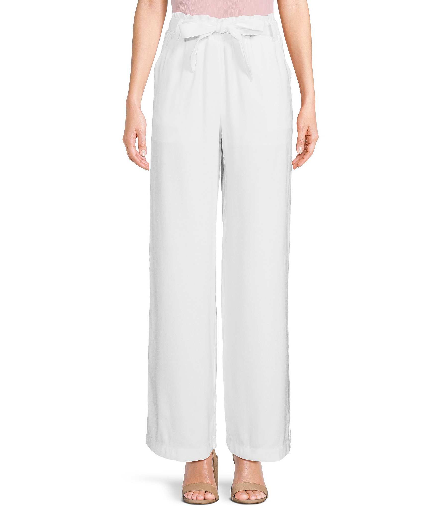 Evolutionary Pull On Mid Rise Front Tie Pants Dillards