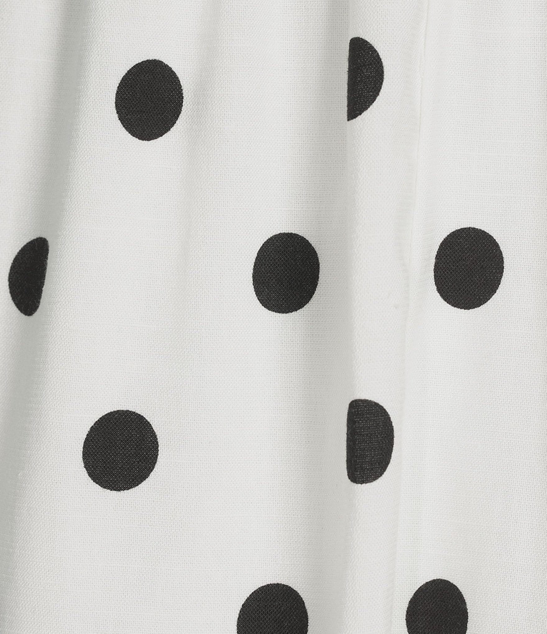 Evolutionary Polka Dot Square Neck Corseted Dress