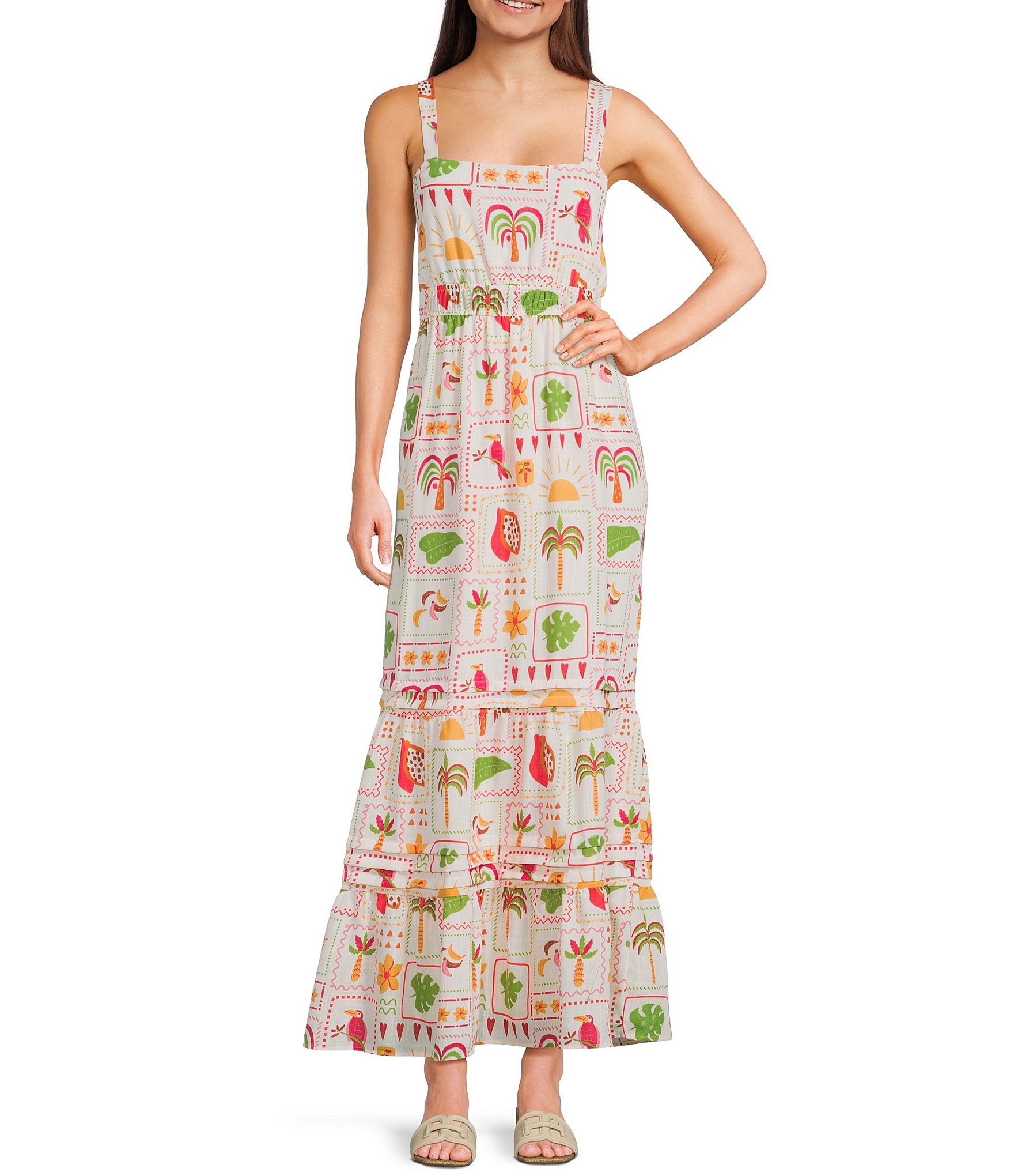 ruffles: Juniors' Maxi Dresses | Dillard's