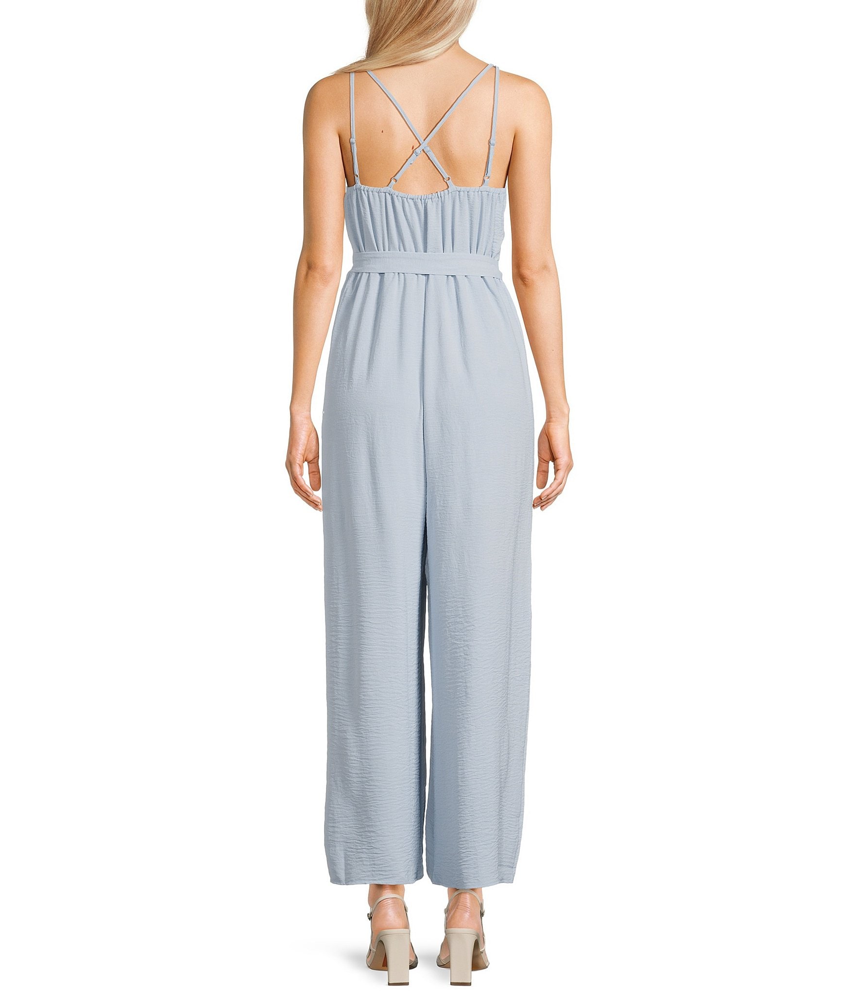 Evolutionary Sleeveless X Back Jumpsuit