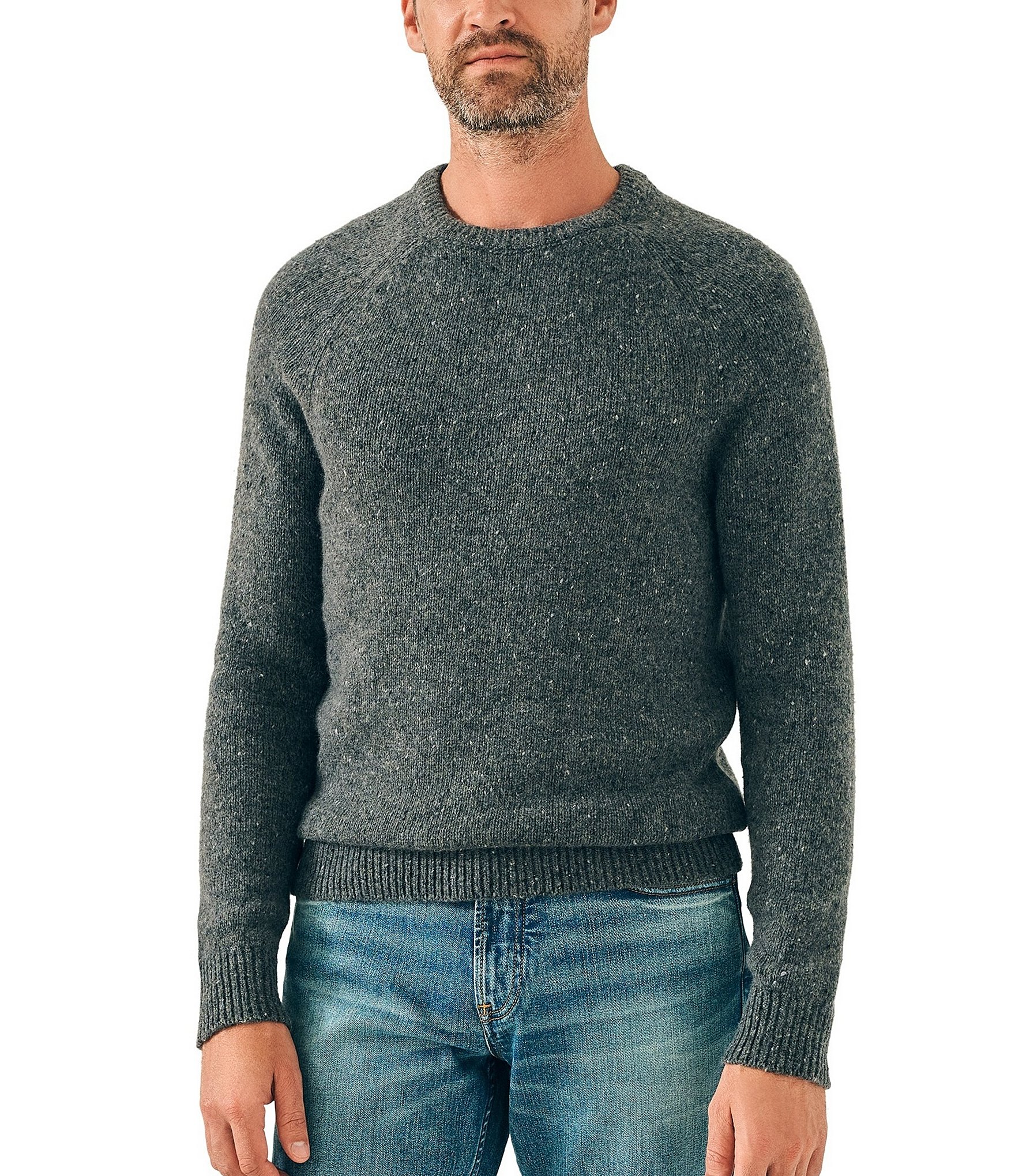 Faherty Donegal Wool Crew Sweater | Dillard's