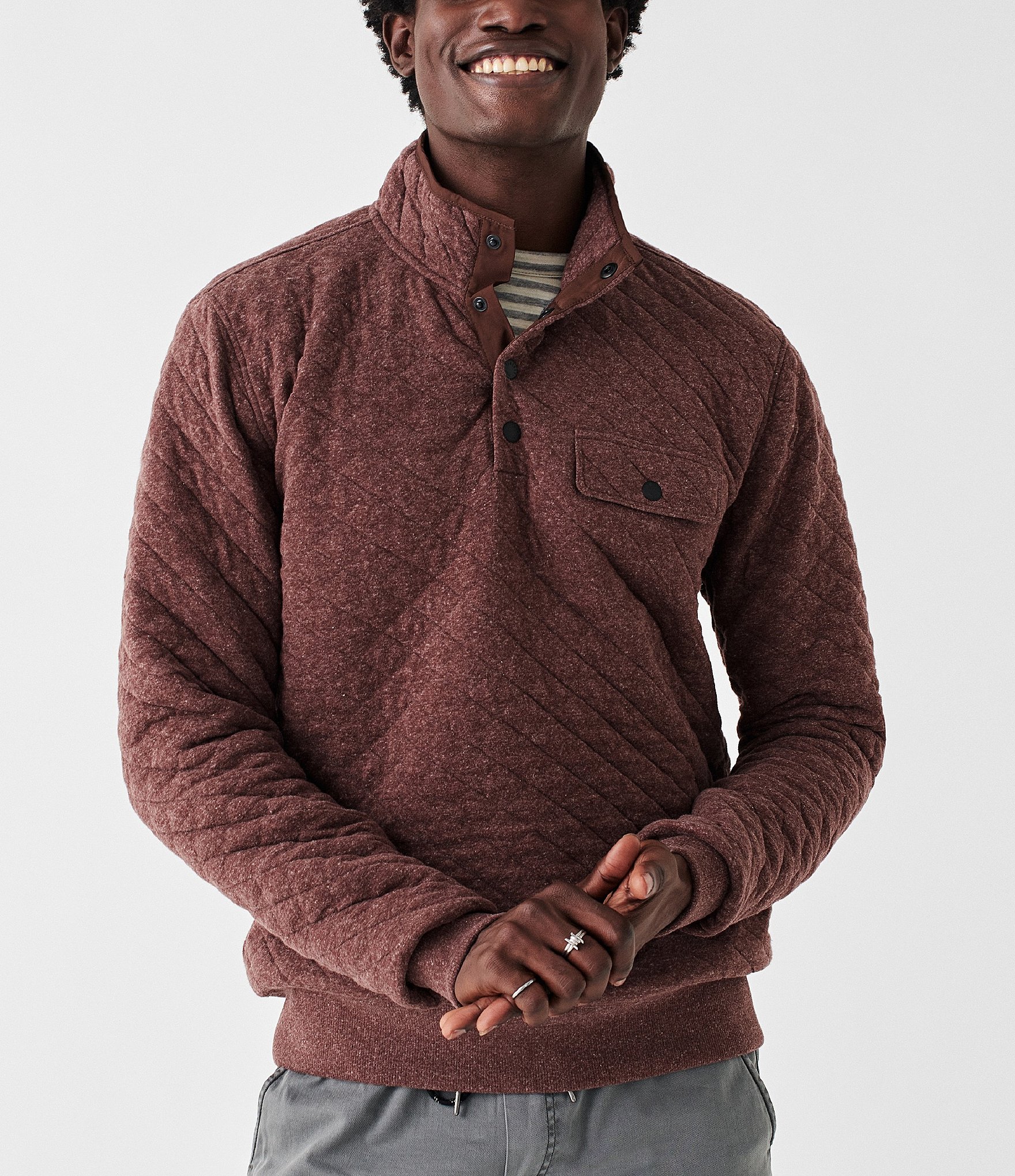 Faherty Epic Fleece Pullover | Dillard's
