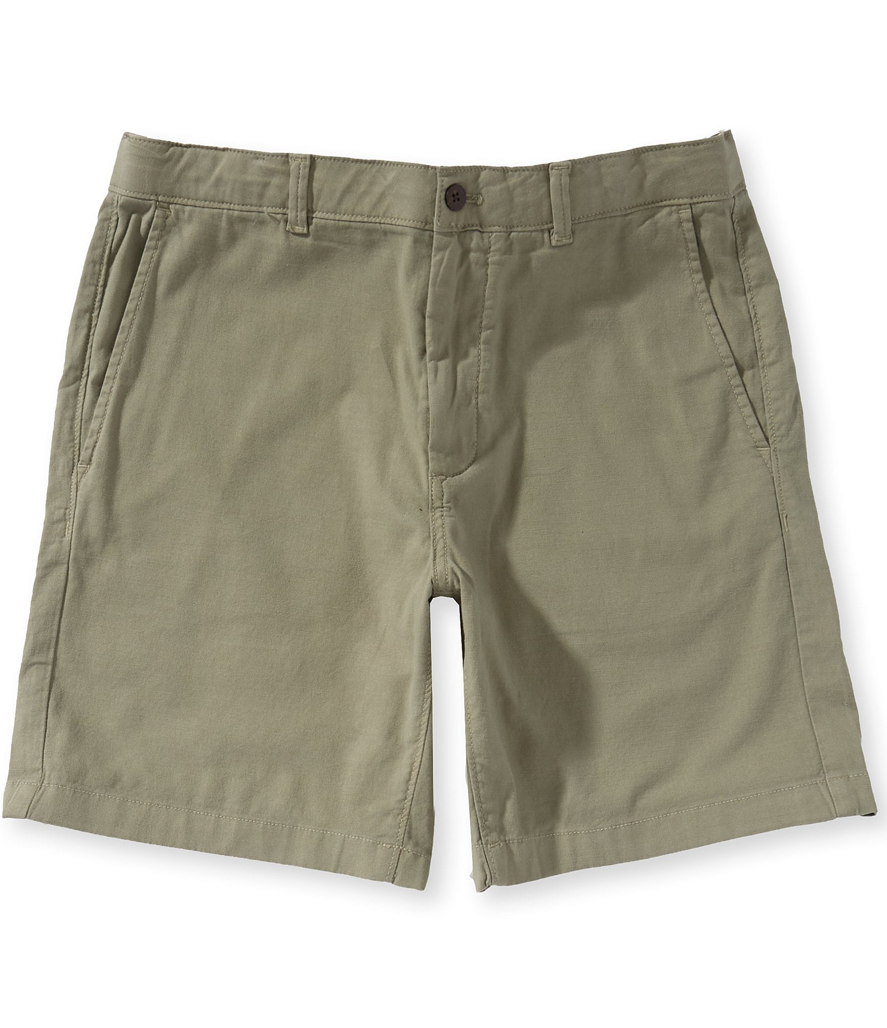 Faherty Essential Stretch Twill Organic Cotton 8#double; Inseam Shorts
