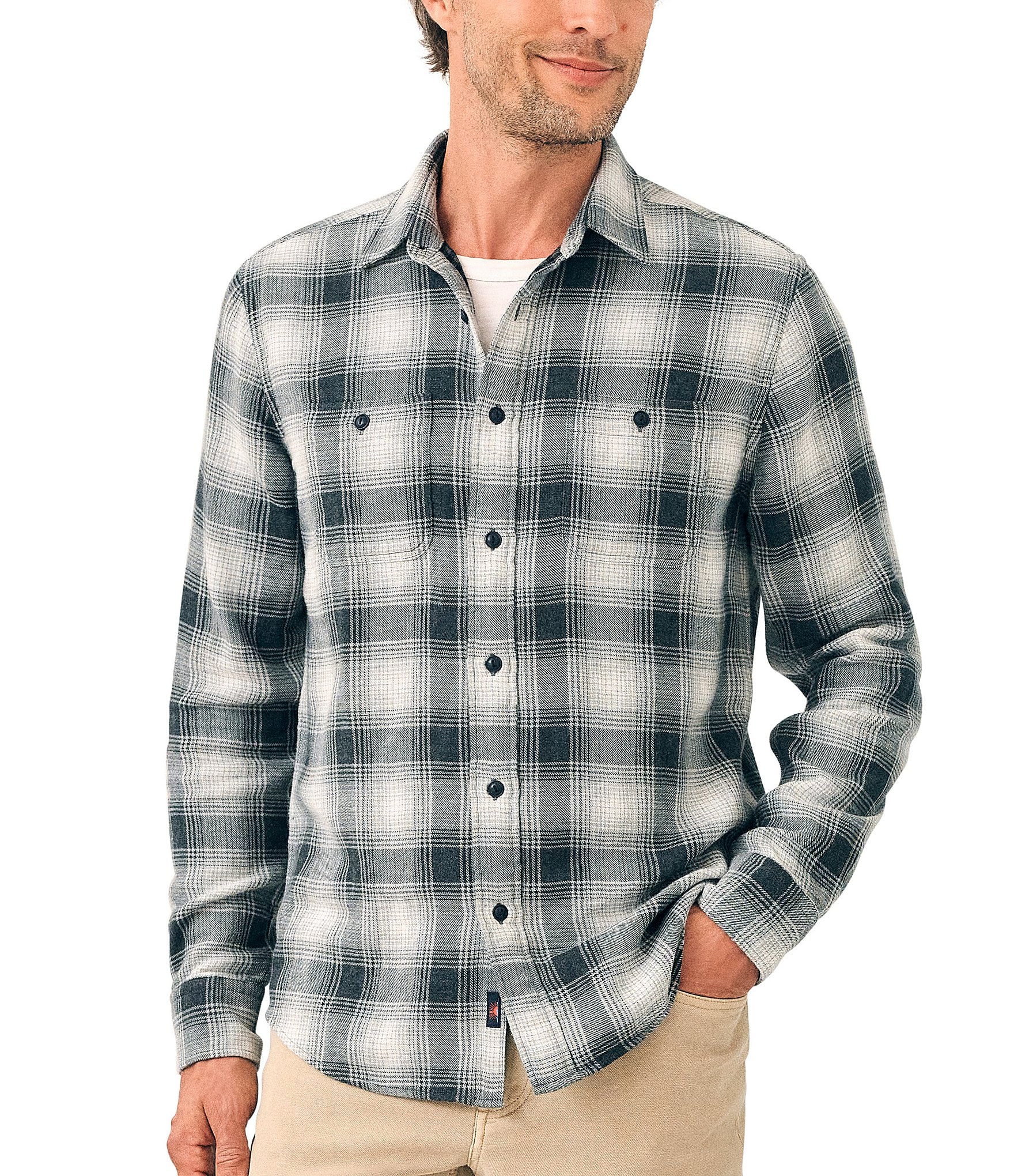Faherty Malibu Long Sleeve Woven Shirt | Dillard's