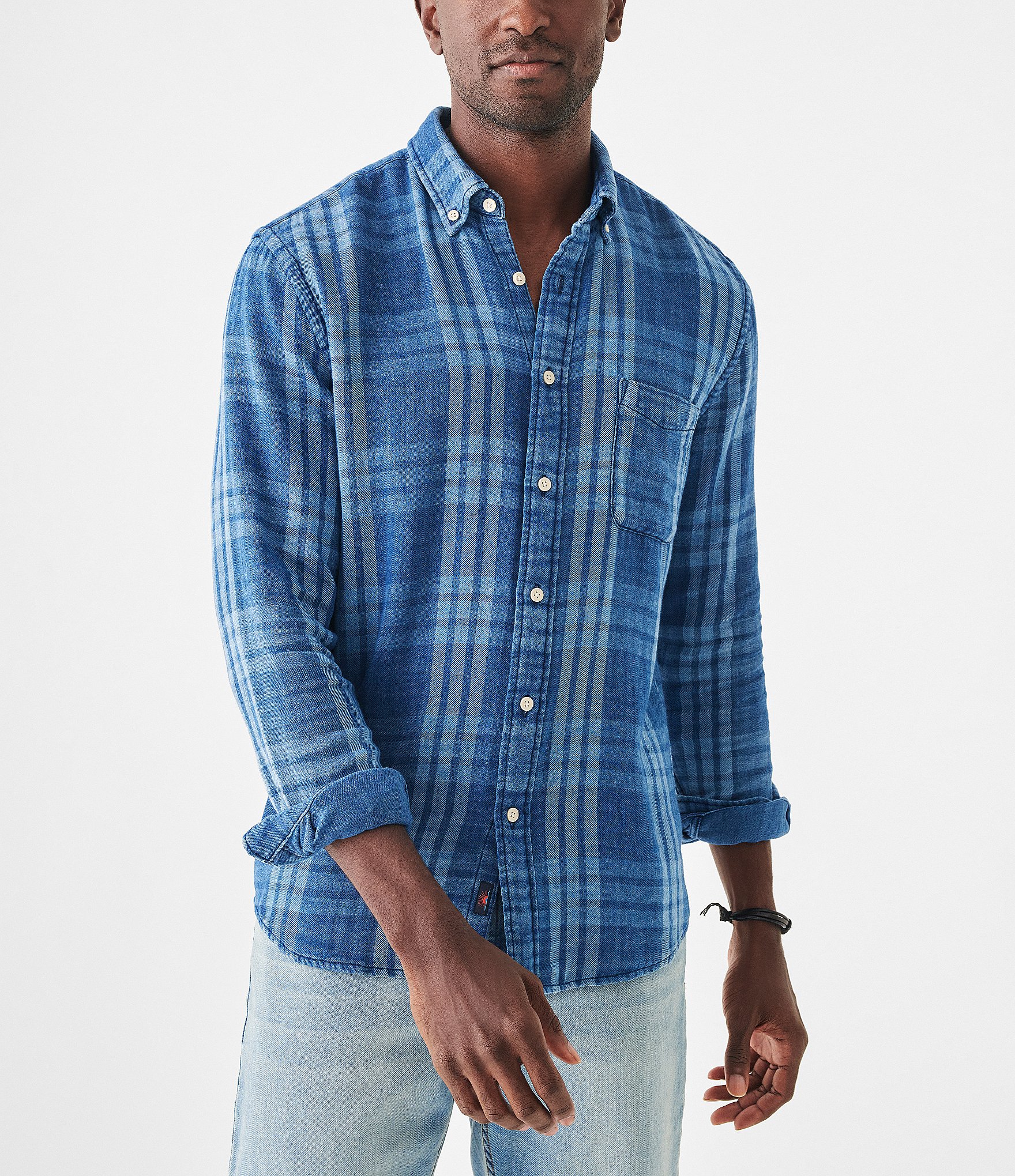 Faherty Malibu Plaid Long Sleeve Woven Shirt | Dillard's