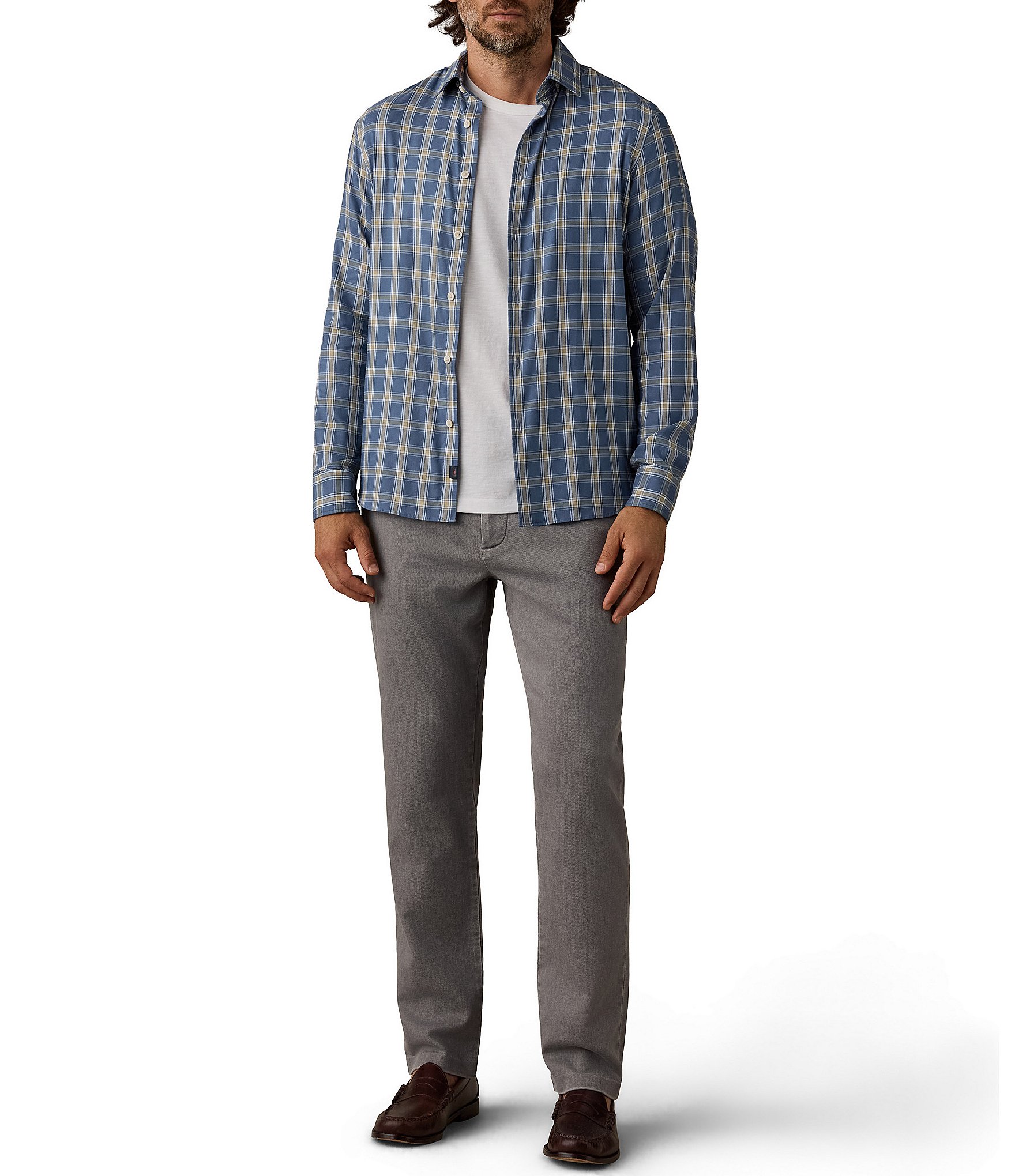 Faherty Monterrey Plaid Long Sleeve Woven Shirt
