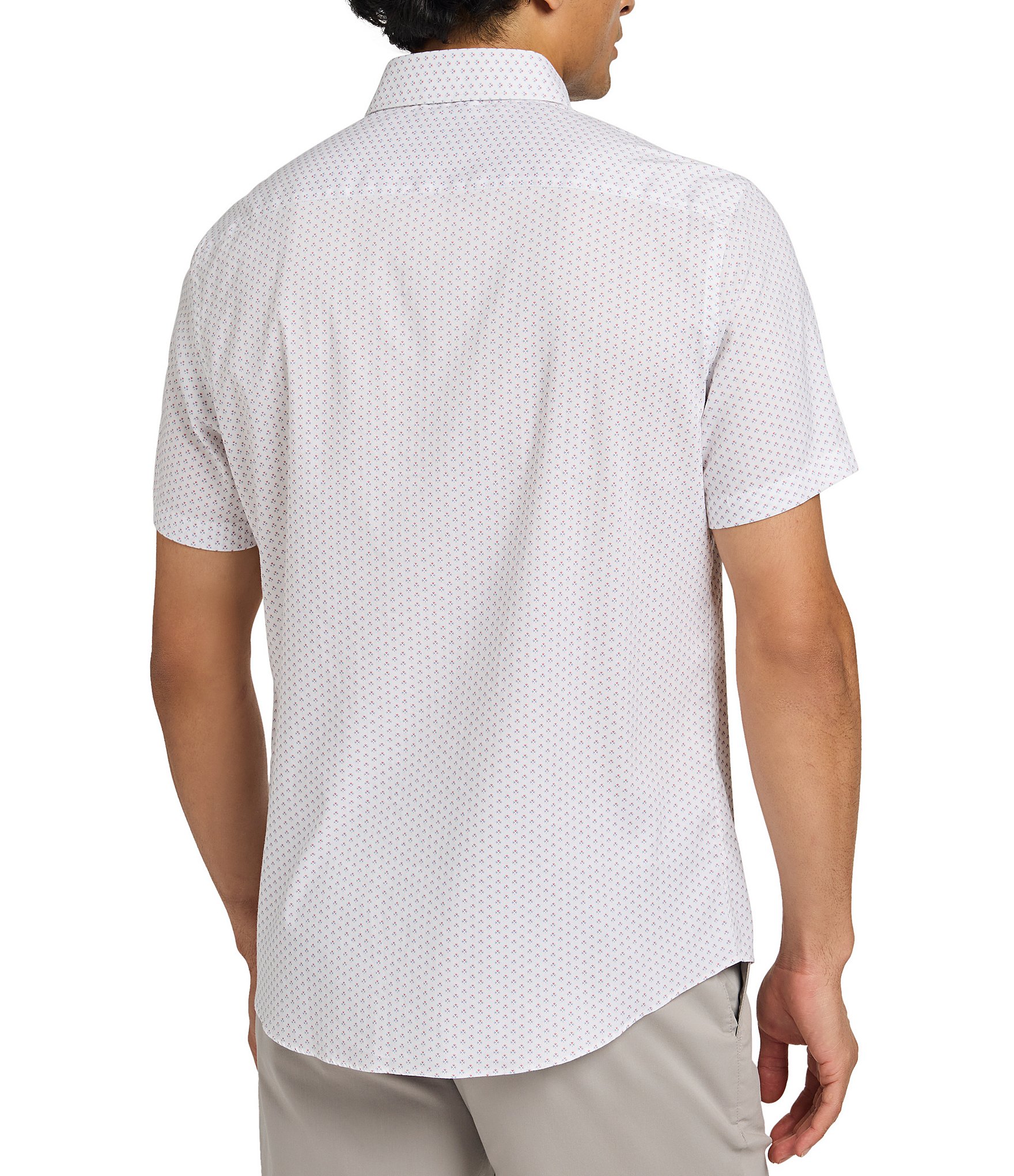 Faherty Movement Performance Short Sleeve Woven Shirt