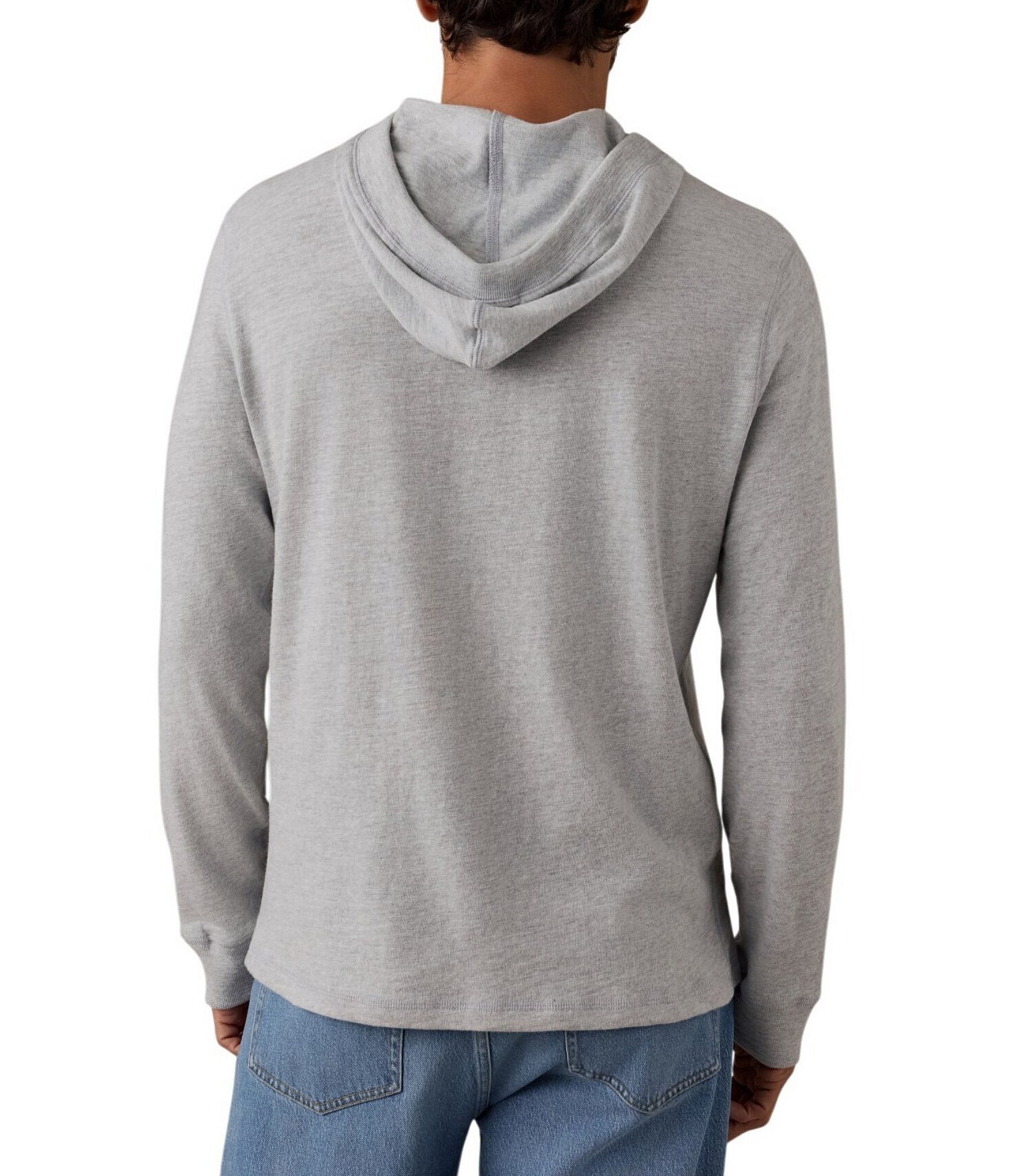 Faherty Organic Cotton Sunwashed Solid Slub Hoodie