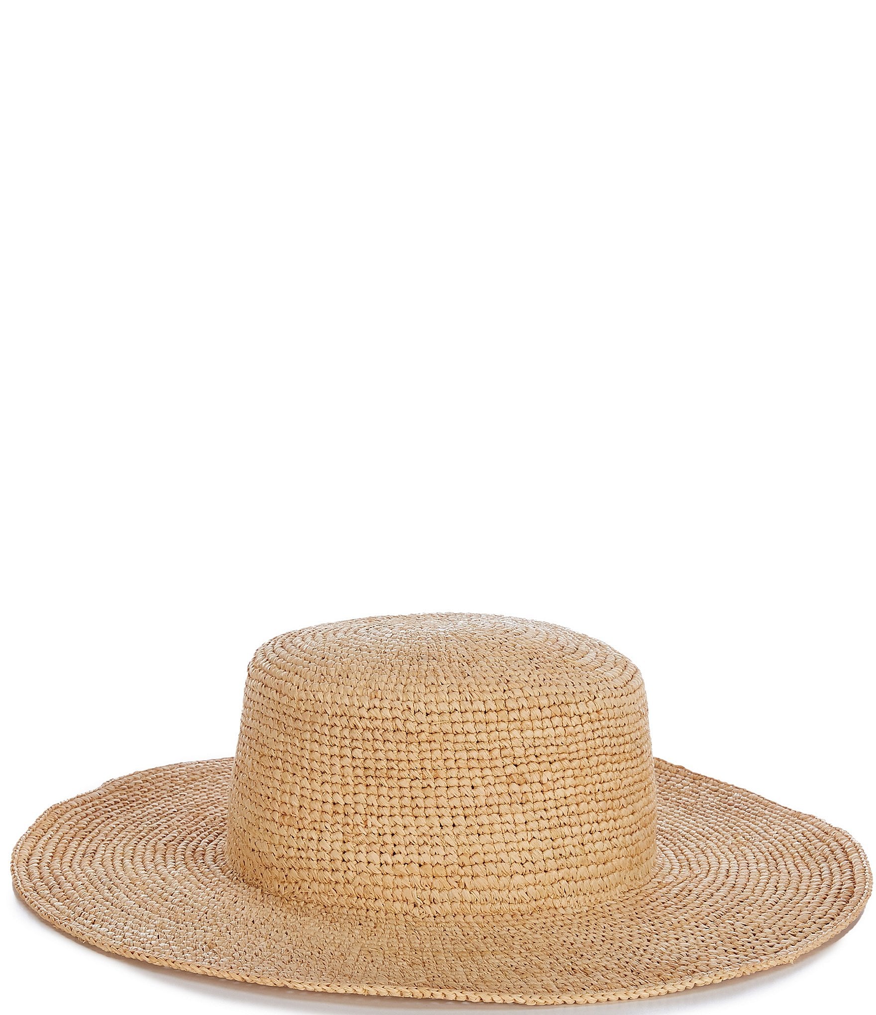 Faherty Packable Raffia Sun Straw Hat