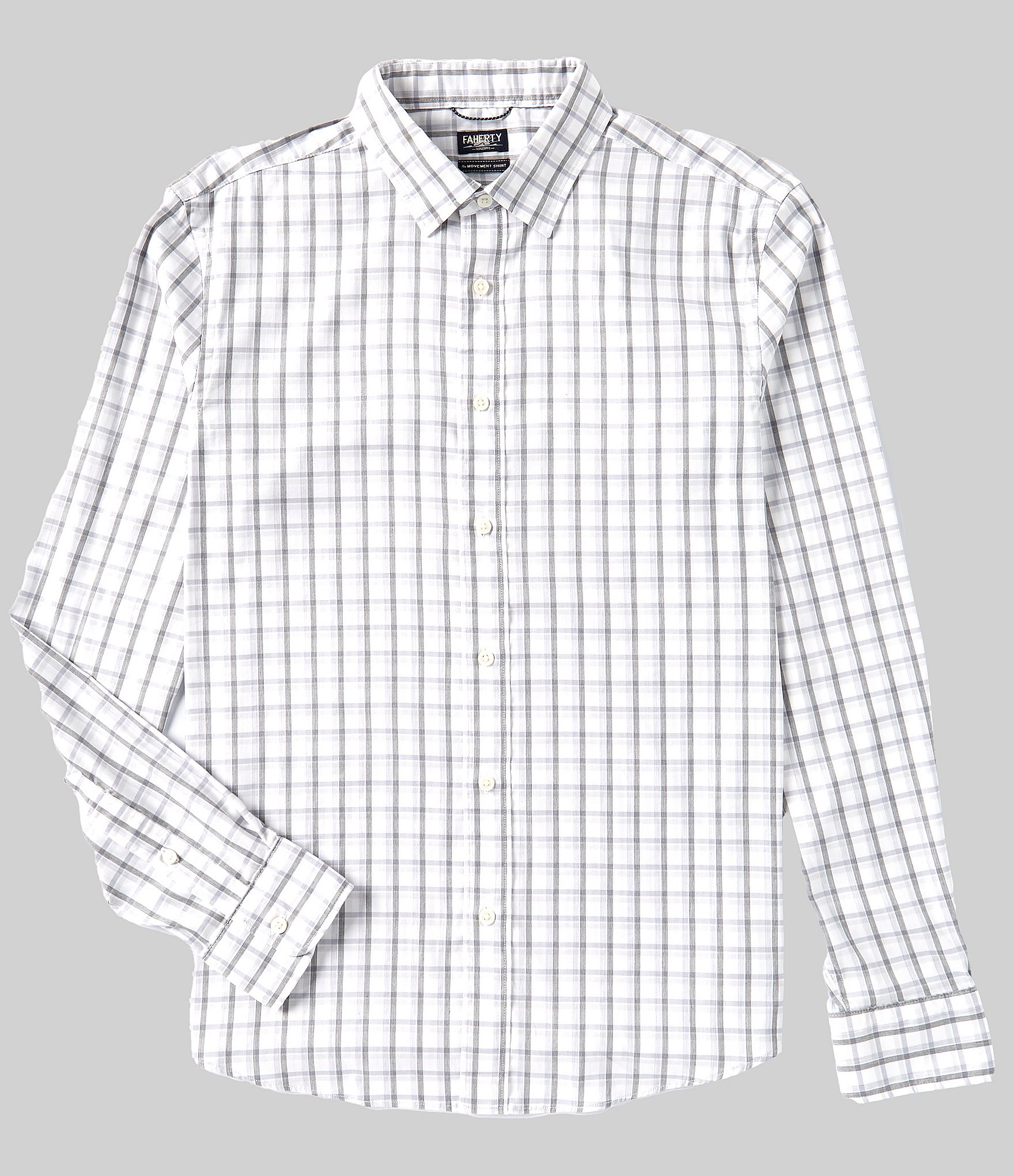 Faherty Performance Stretch Solid Movement Woven Shirt