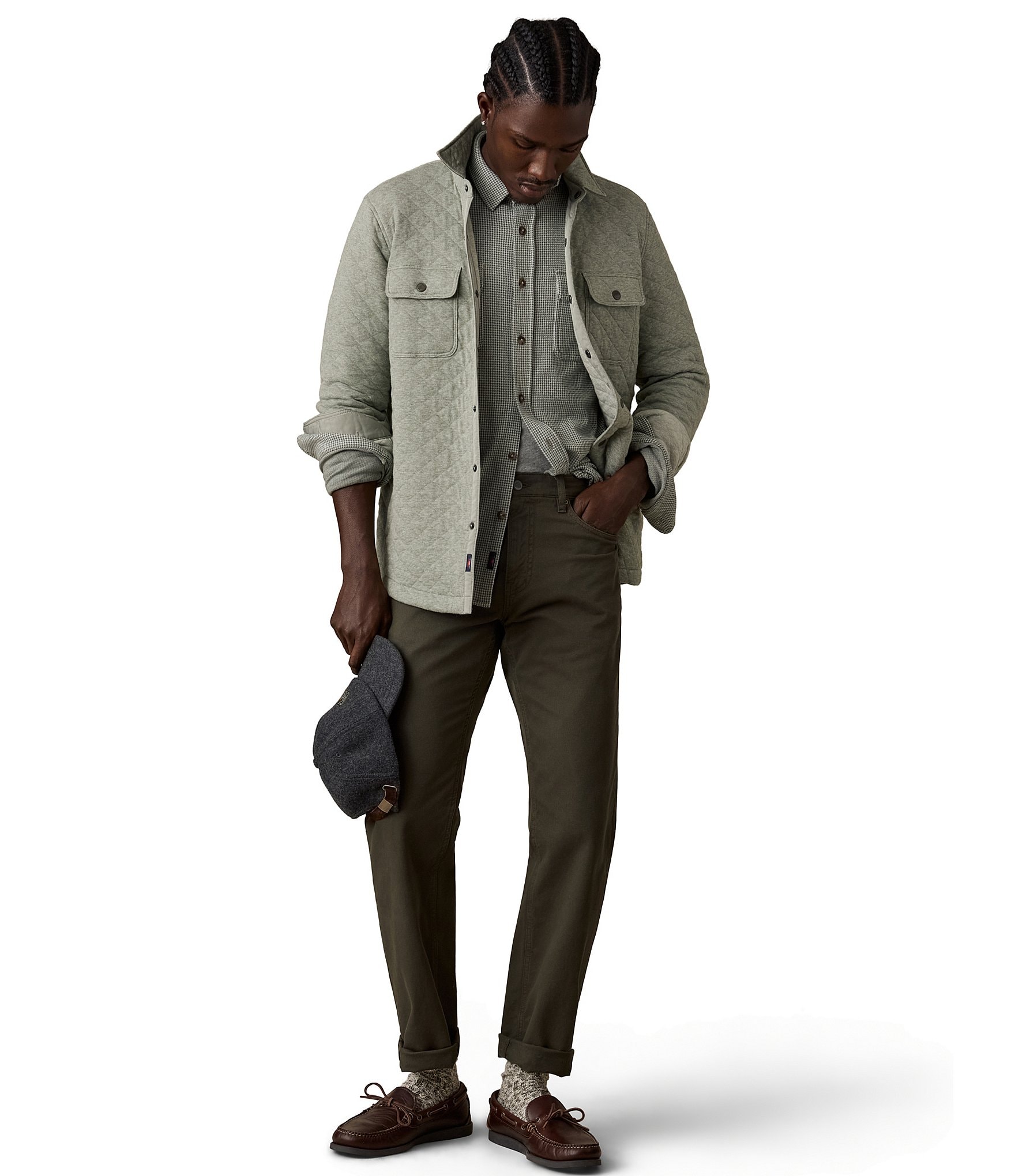 Faherty Quilted Fleece CPO Shirt Jacket