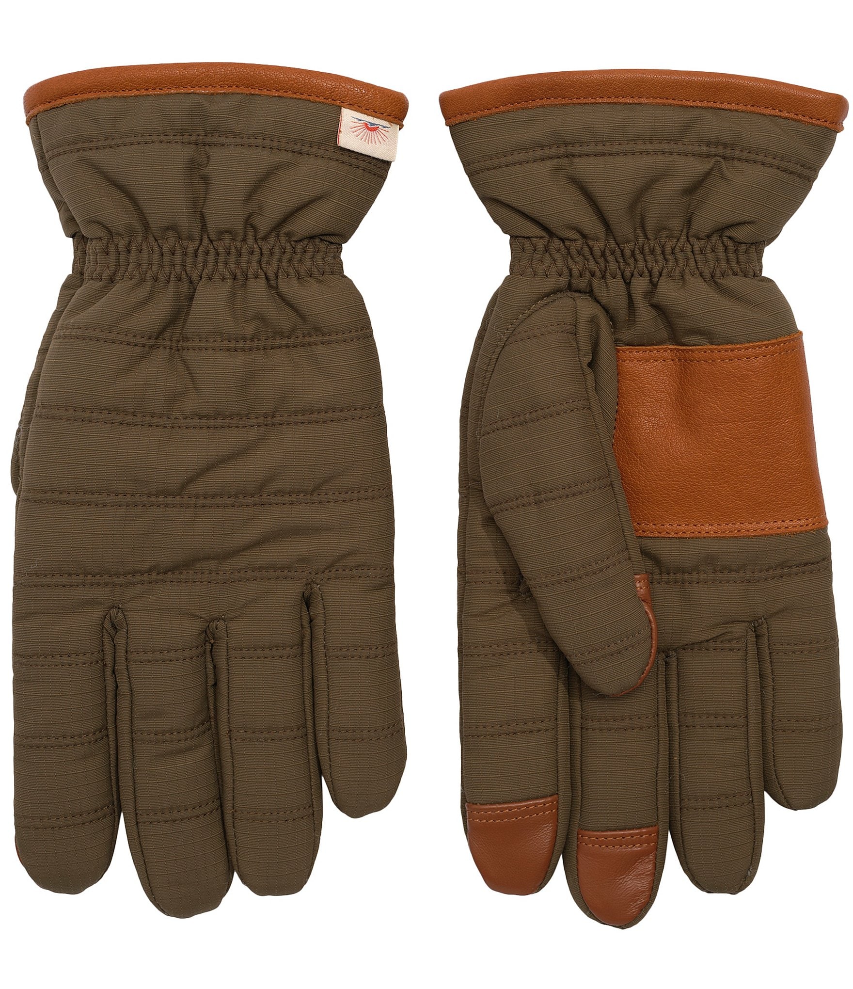 Faherty Quilted Ripstop Puffer Gloves