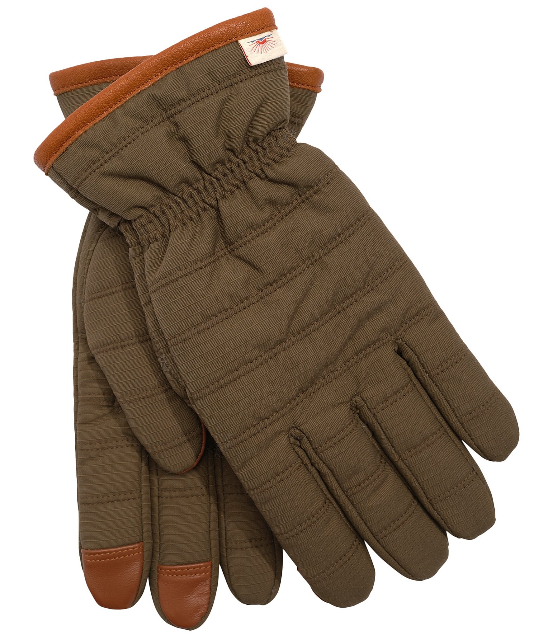 Faherty Quilted Ripstop Puffer Gloves