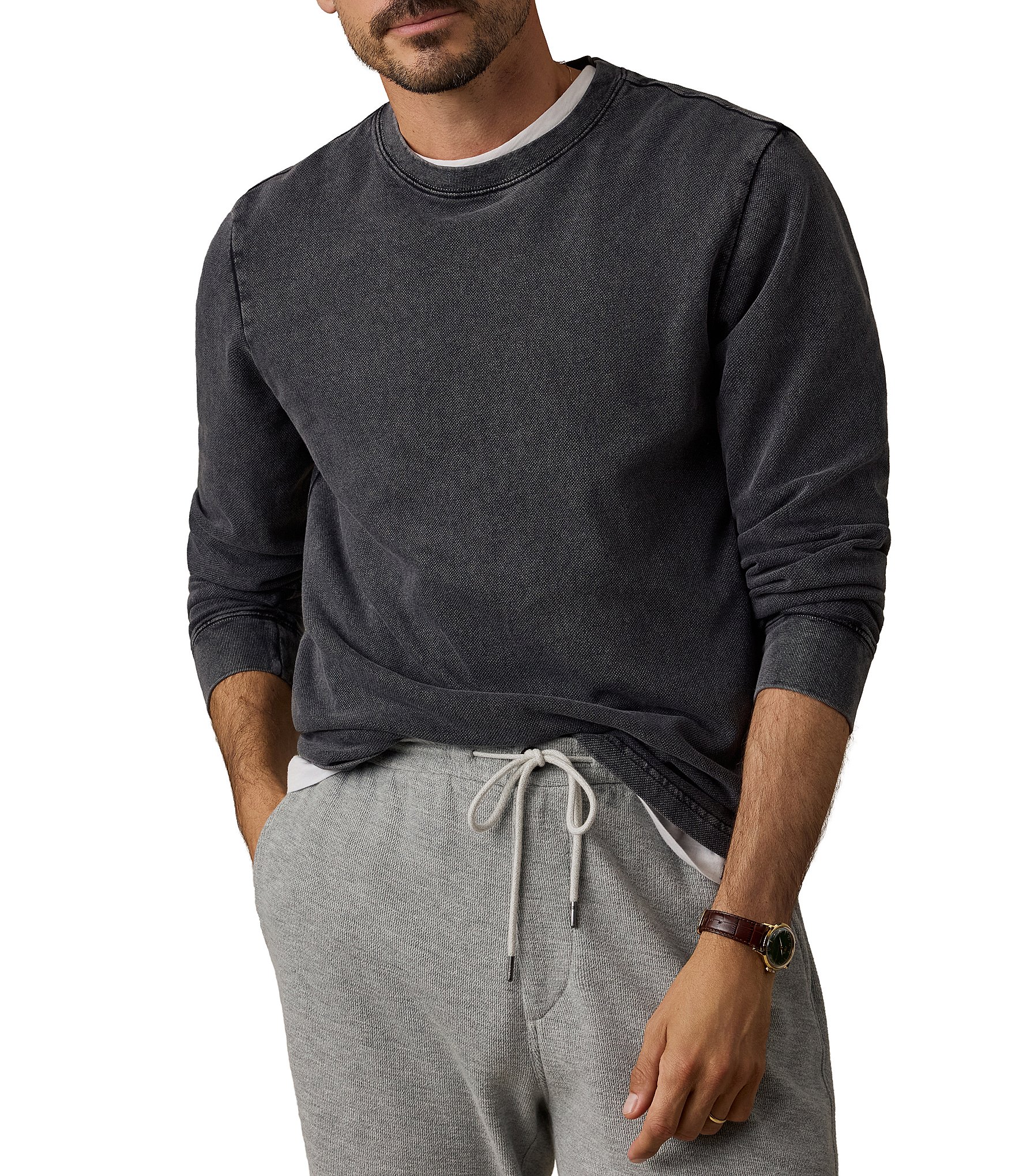 Faherty Recycled Long Sleeve T-Shirt