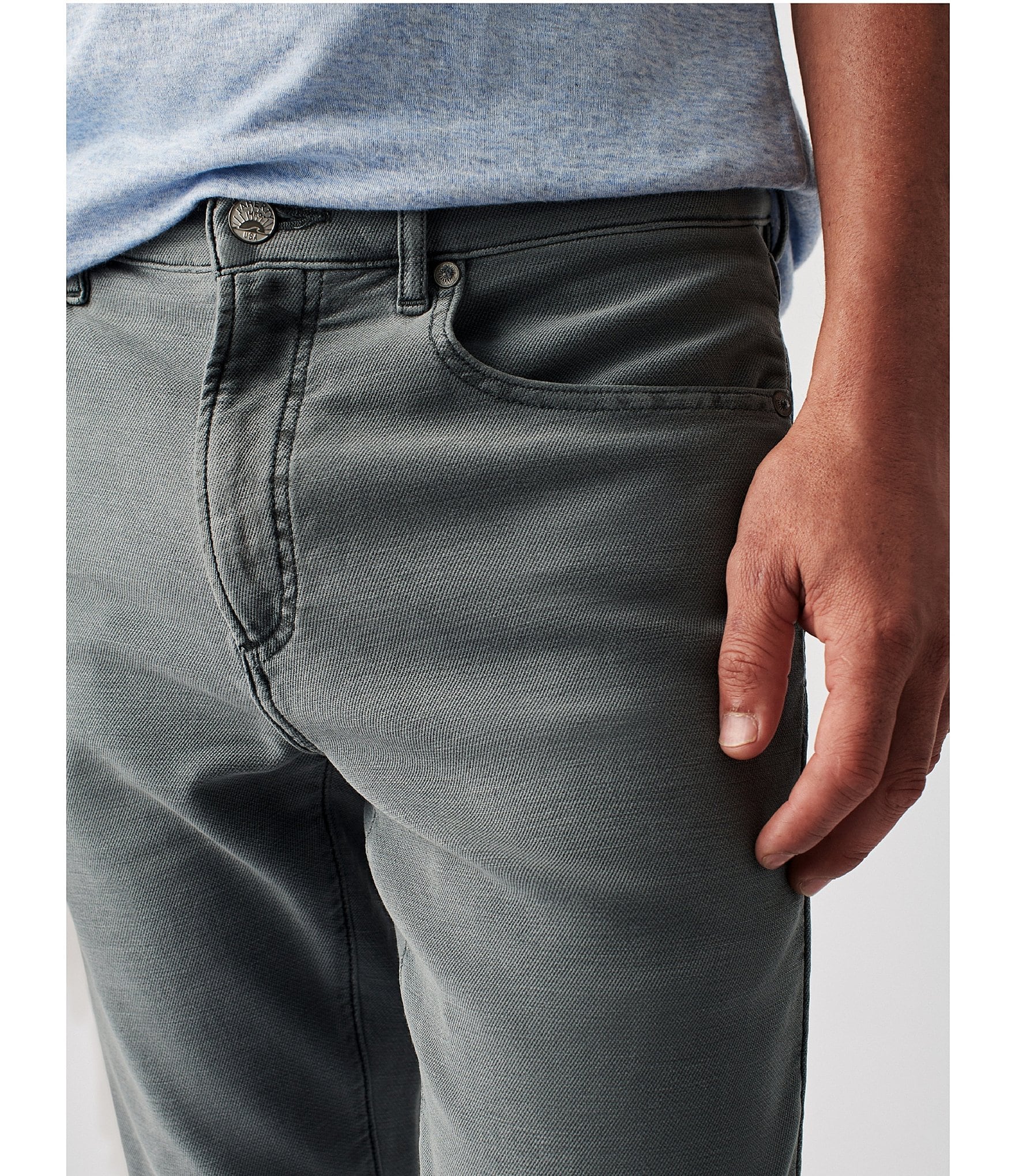 Faherty Stretch Terry 5-Pocket Pants