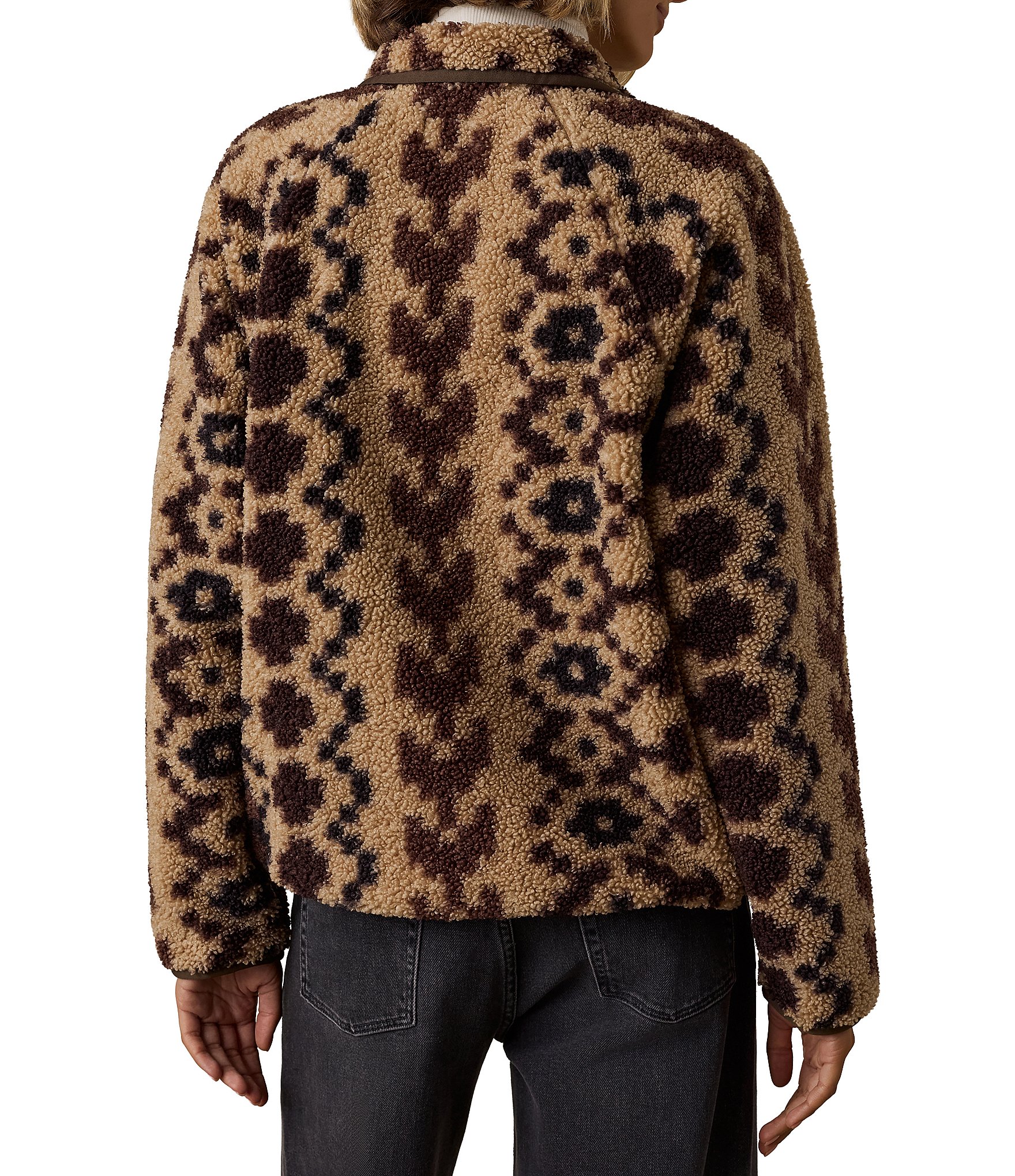 Faherty Snap Button Fleece Pullover