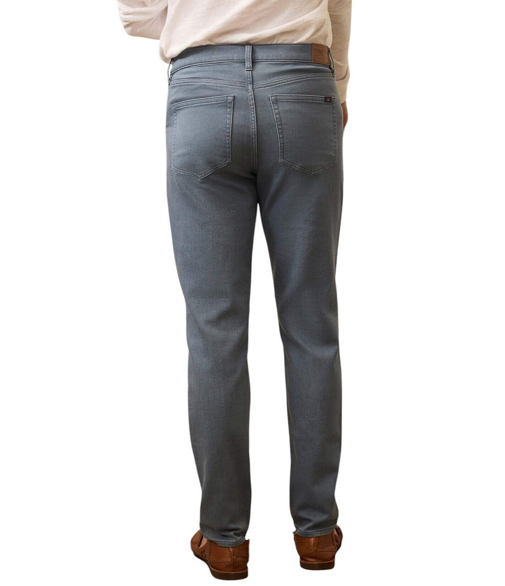 Faherty Stretch Terry 5-Pocket Slim Pants