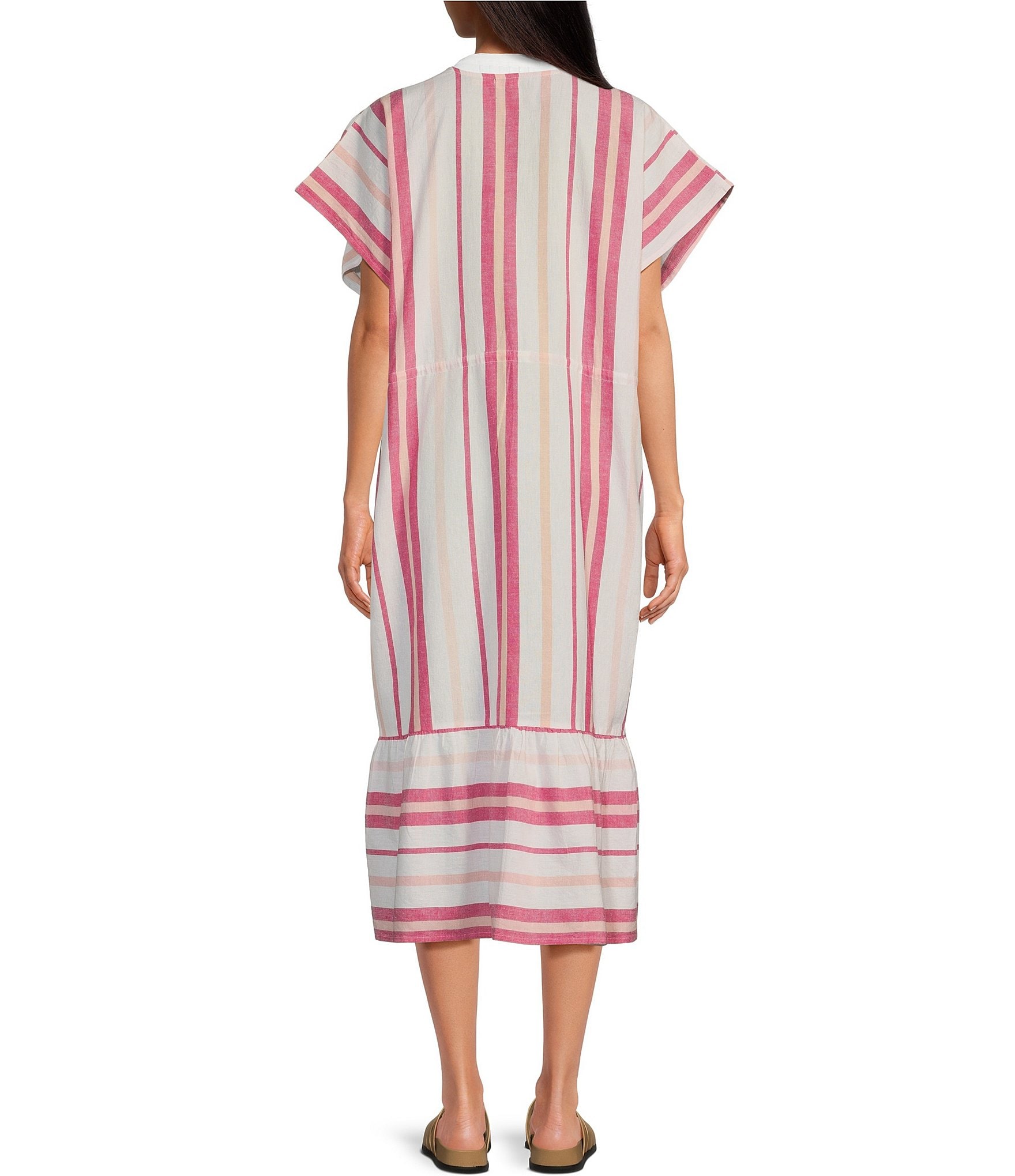 Faherty Stripe Longline Duster