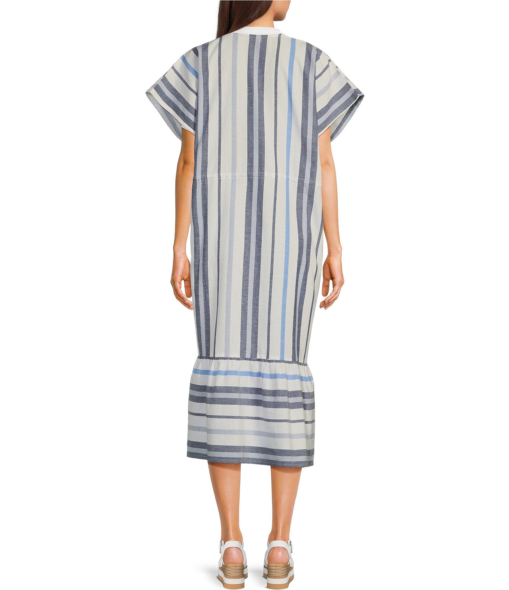 Faherty Stripe Longline Duster